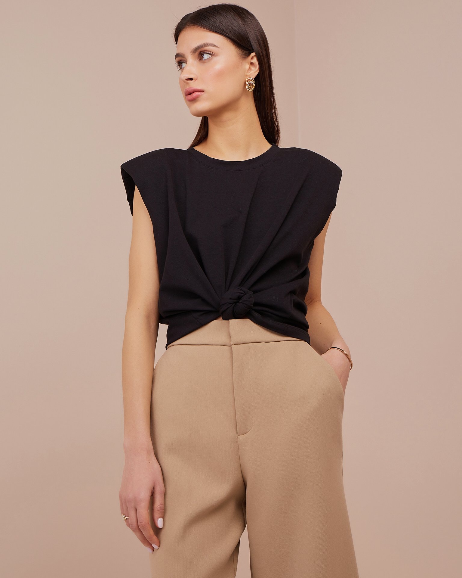 Sleeveless top, Black