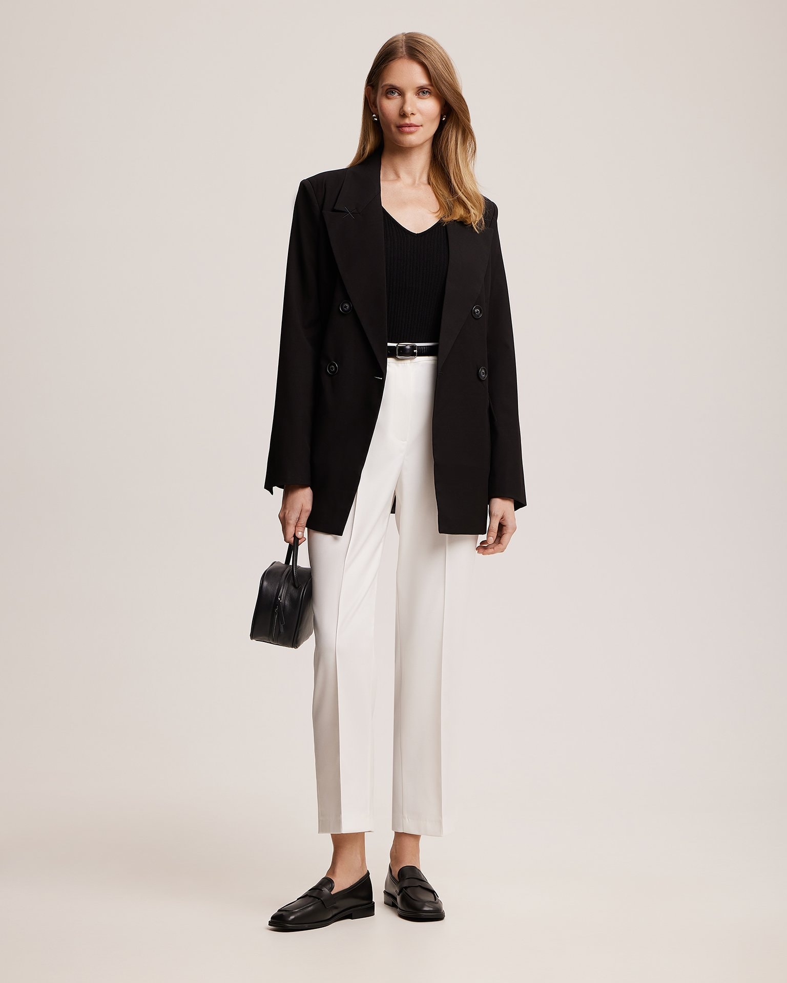 Ribbed top, Black — photo 2