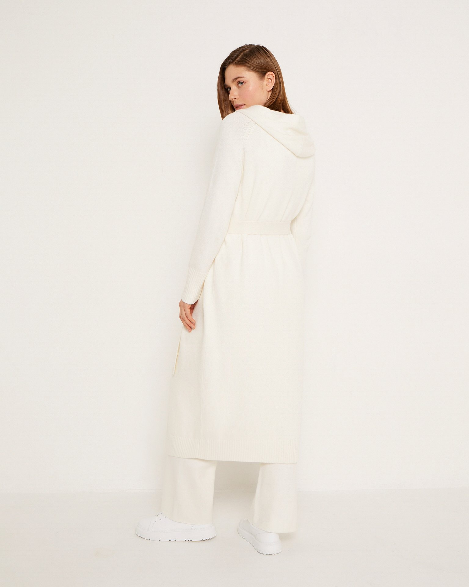 White cardigan, White — photo 4