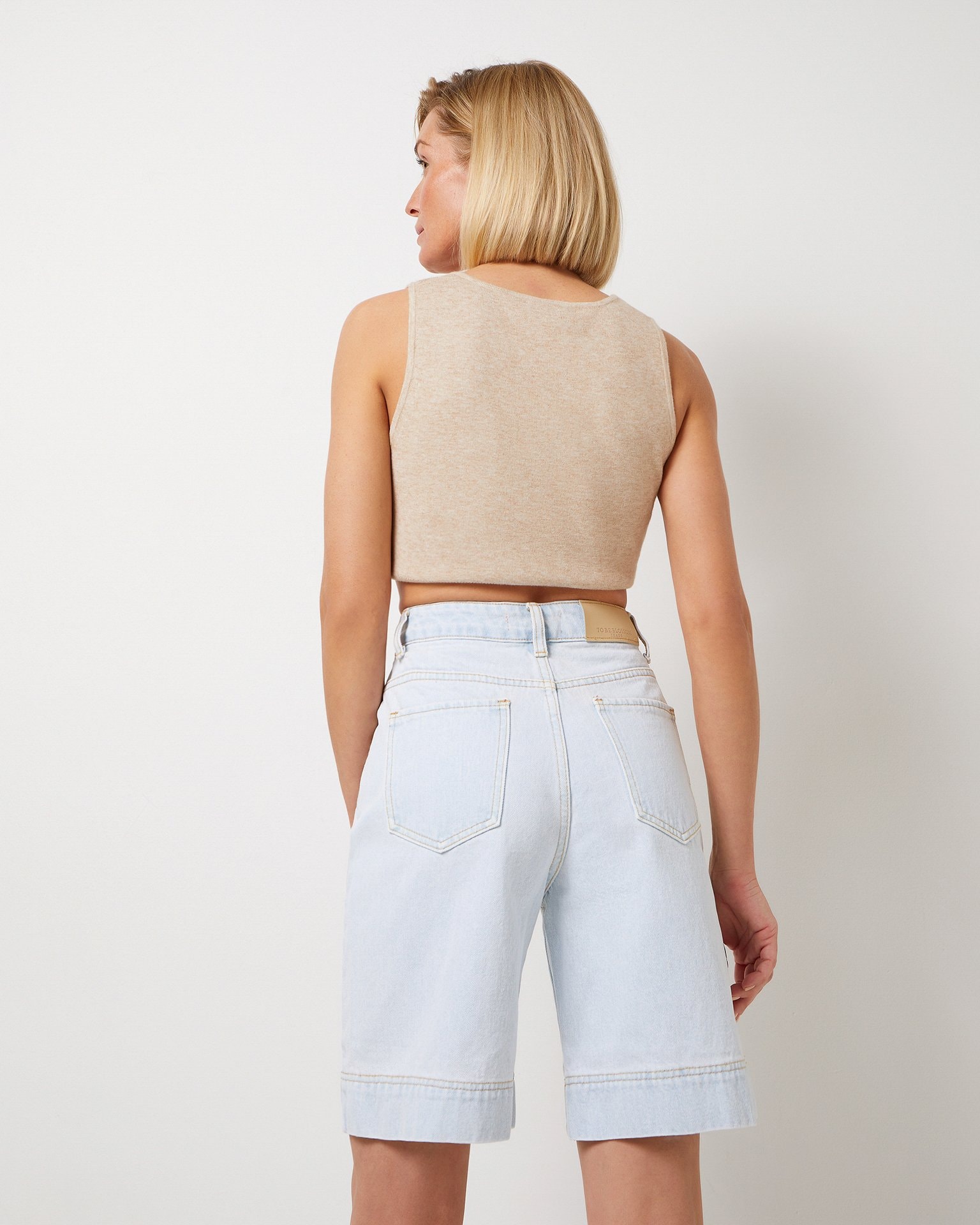 Shorts with pockets, Light Blue — photo 3