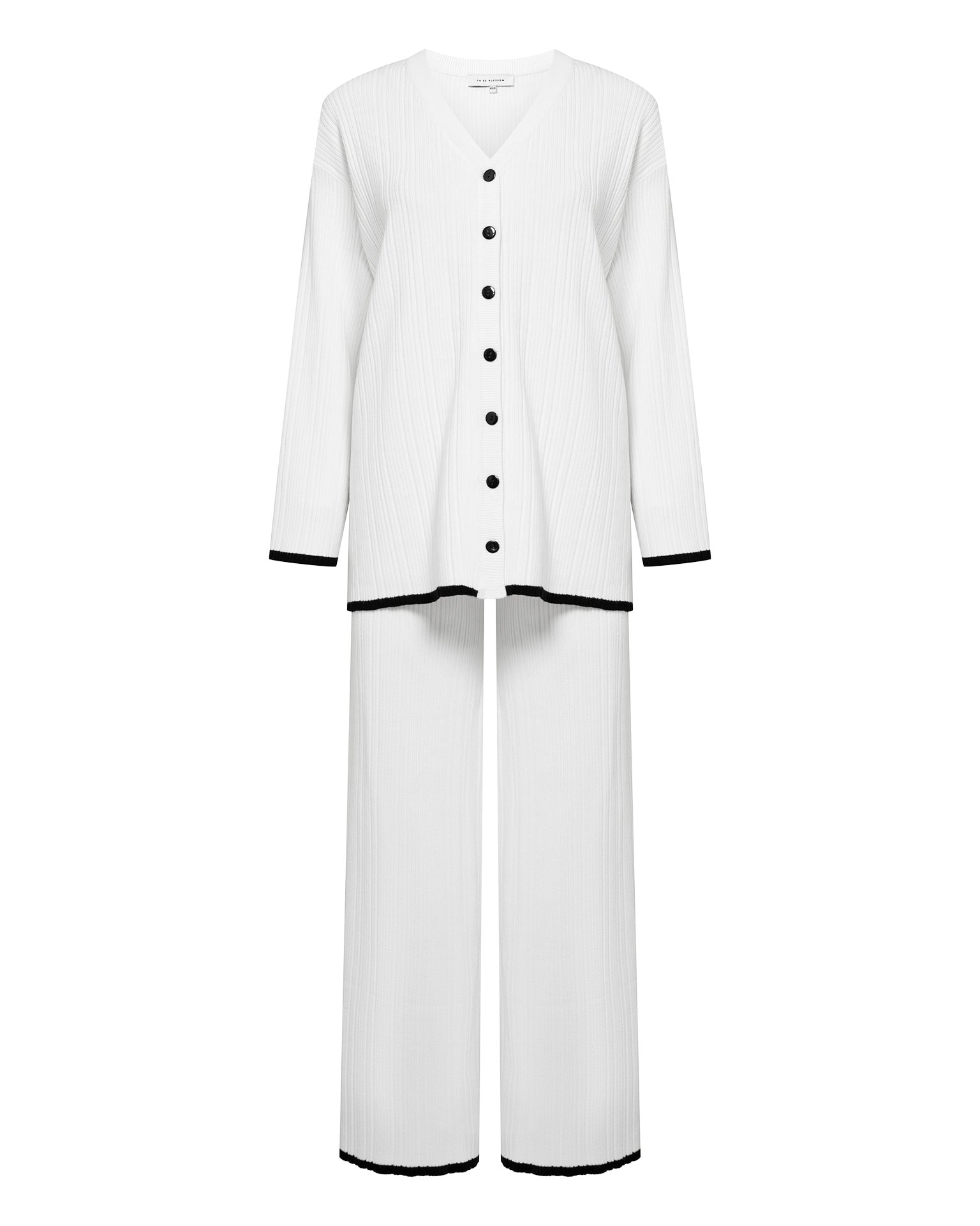 Palazzo Trouser Suit, White — photo 9