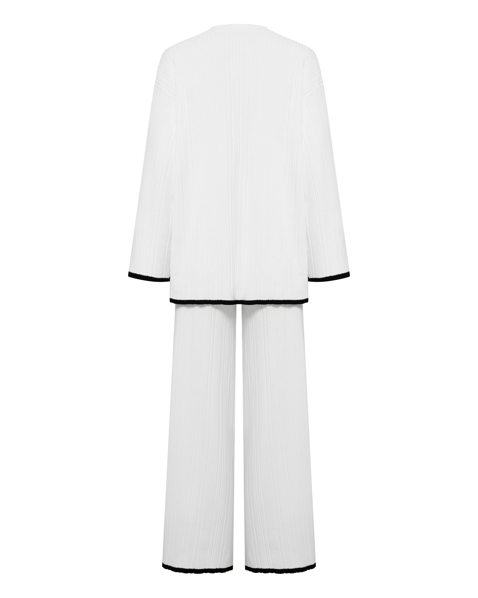 Palazzo Trouser Suit, White — photo 10