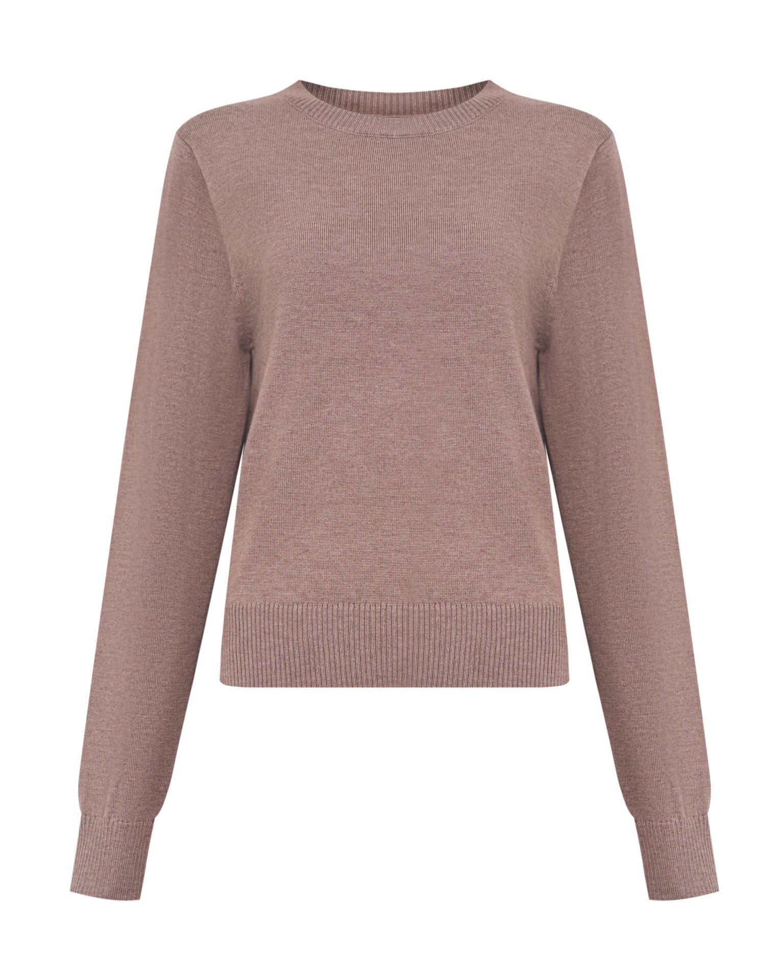 Jumper in coffee colour, Beige — photo 2