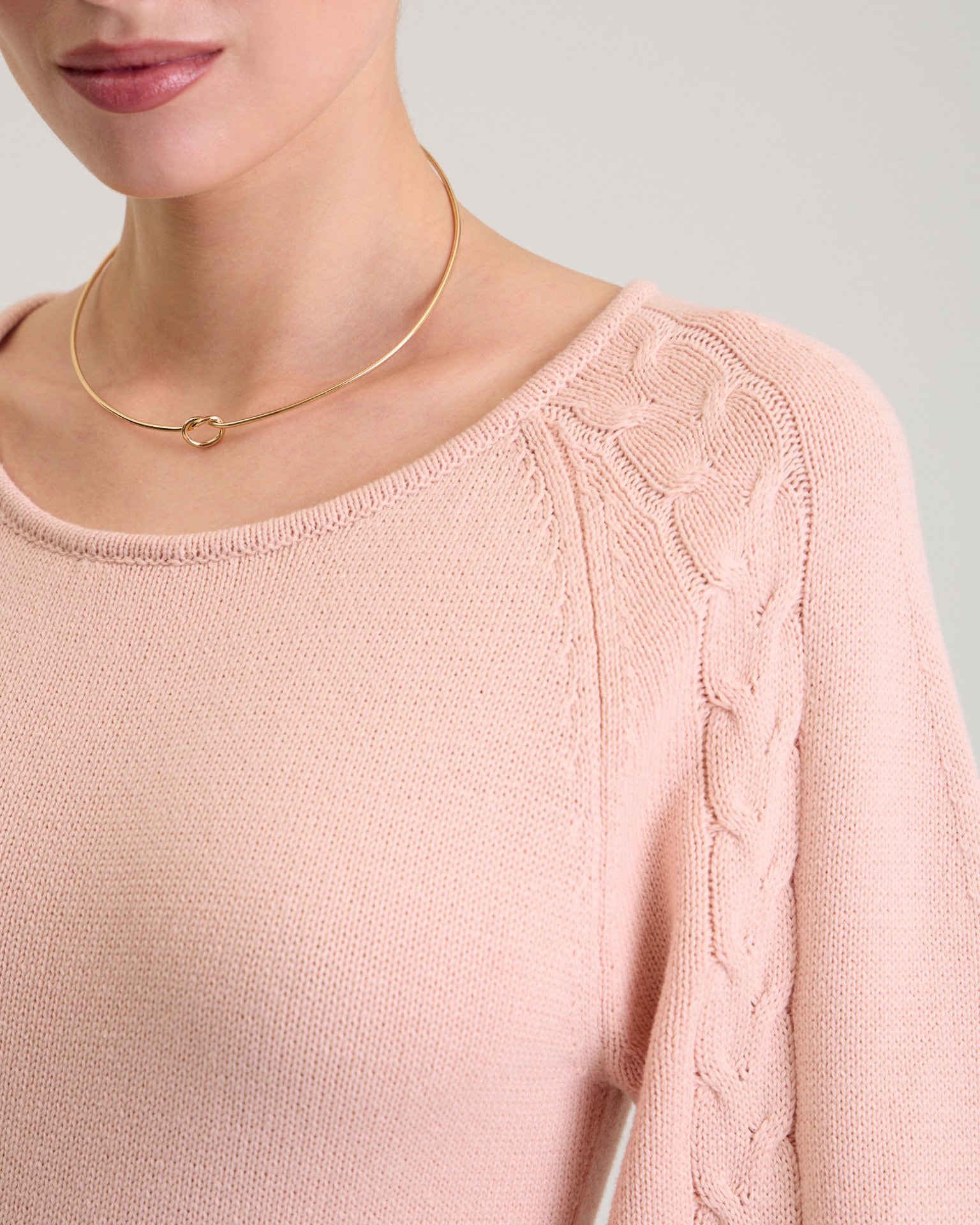 Soft Pink Knitted Dress, Orange — photo 10