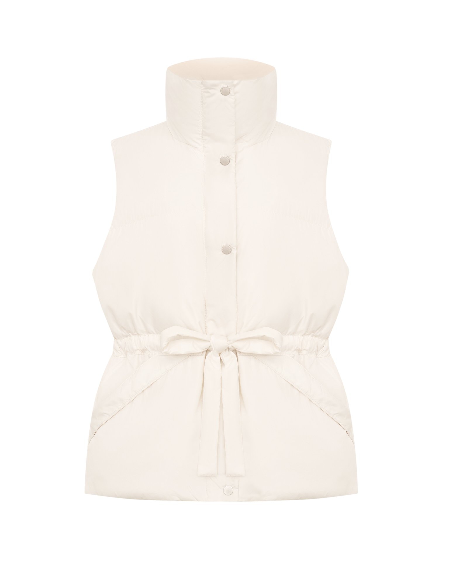 Waistcoat with Belt, Beige — photo 8