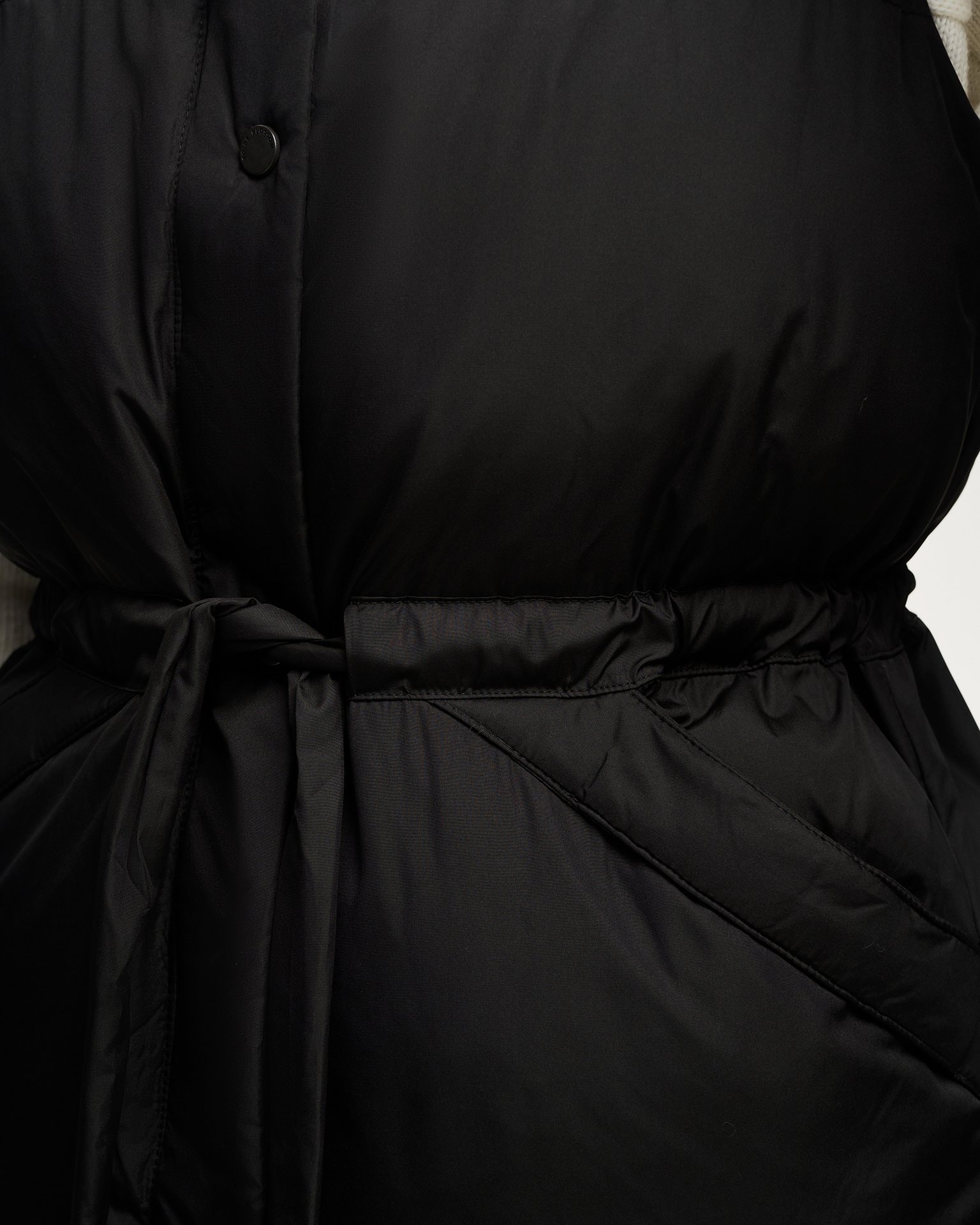 High-neck vest, Black — photo 9