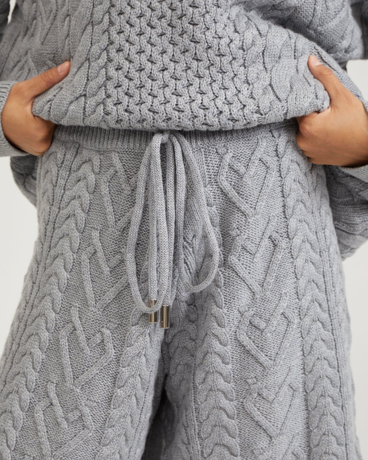 Knit Bermuda shorts, Grey — photo 7
