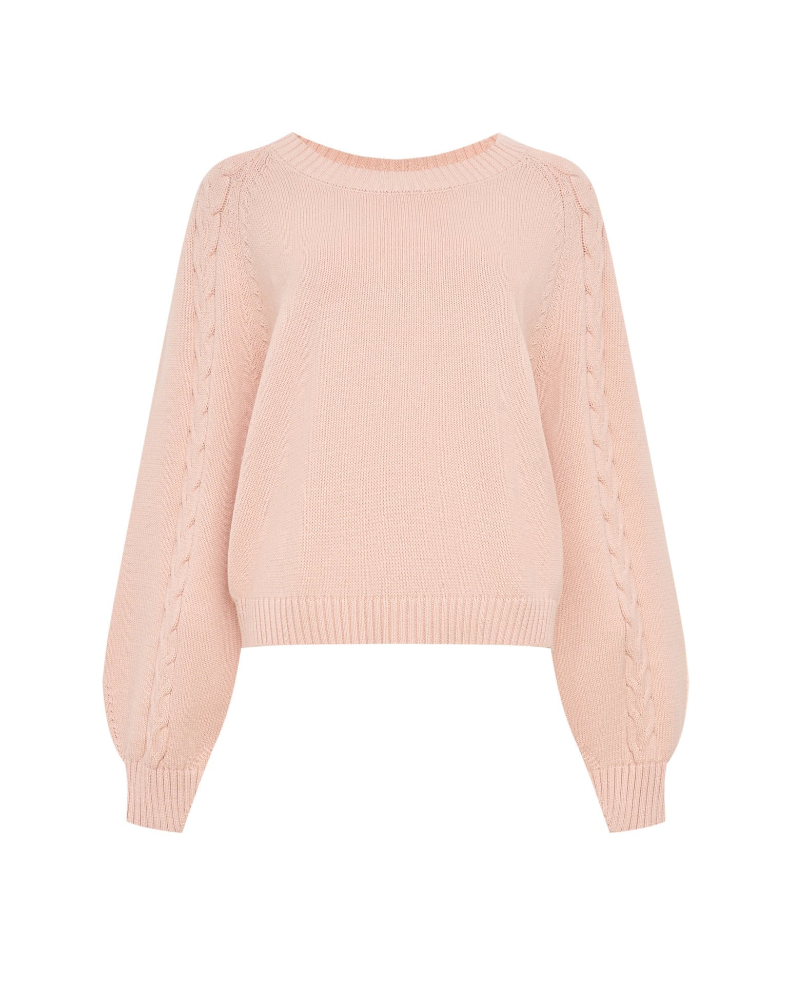 Cosy cable knit jumper, Orange — photo 10