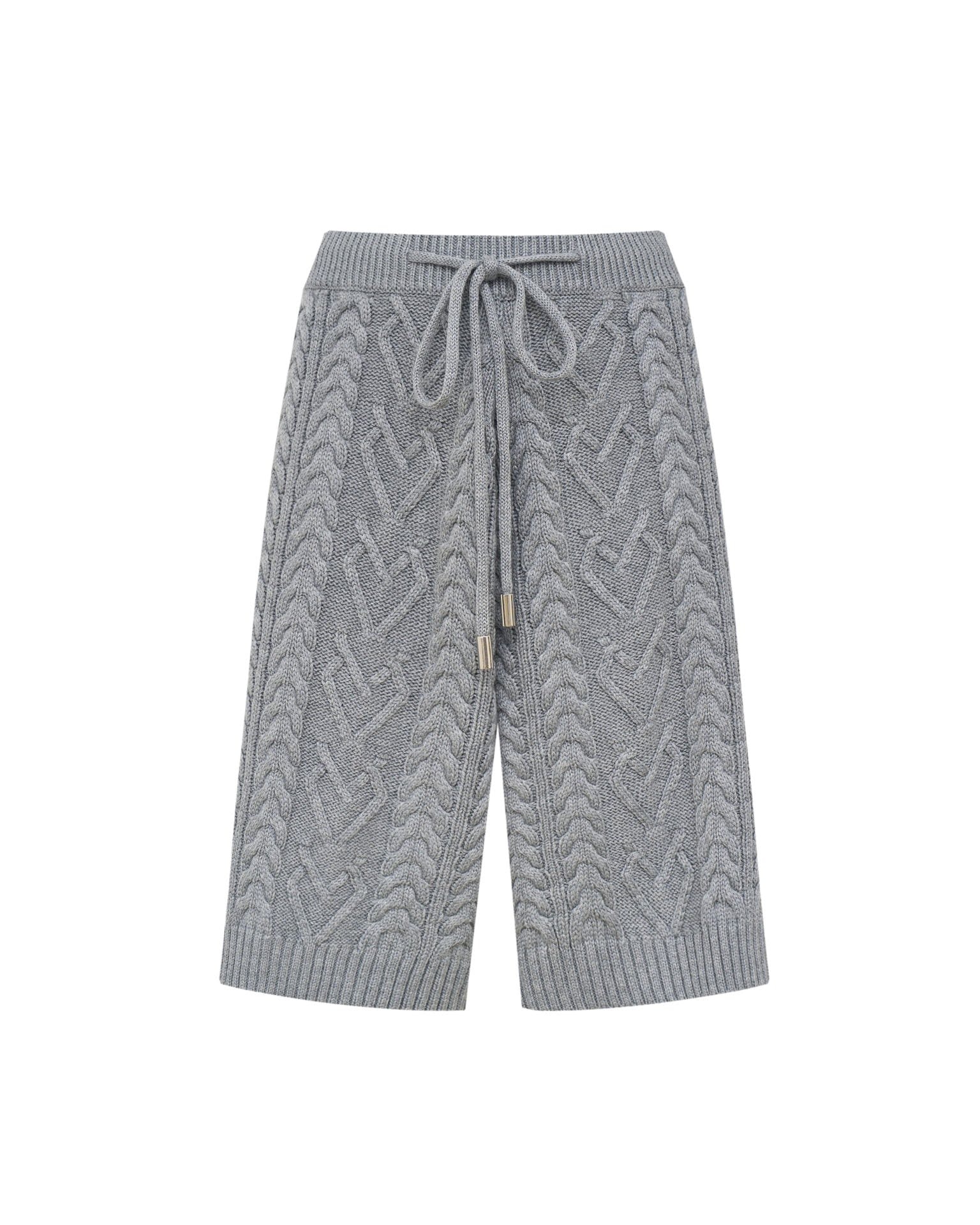 Knit Bermuda shorts, Grey — photo 8