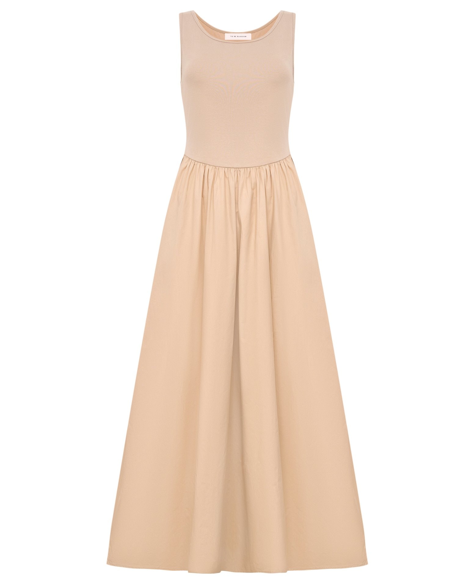 Beige Pinafore Dress, Beige — photo 11