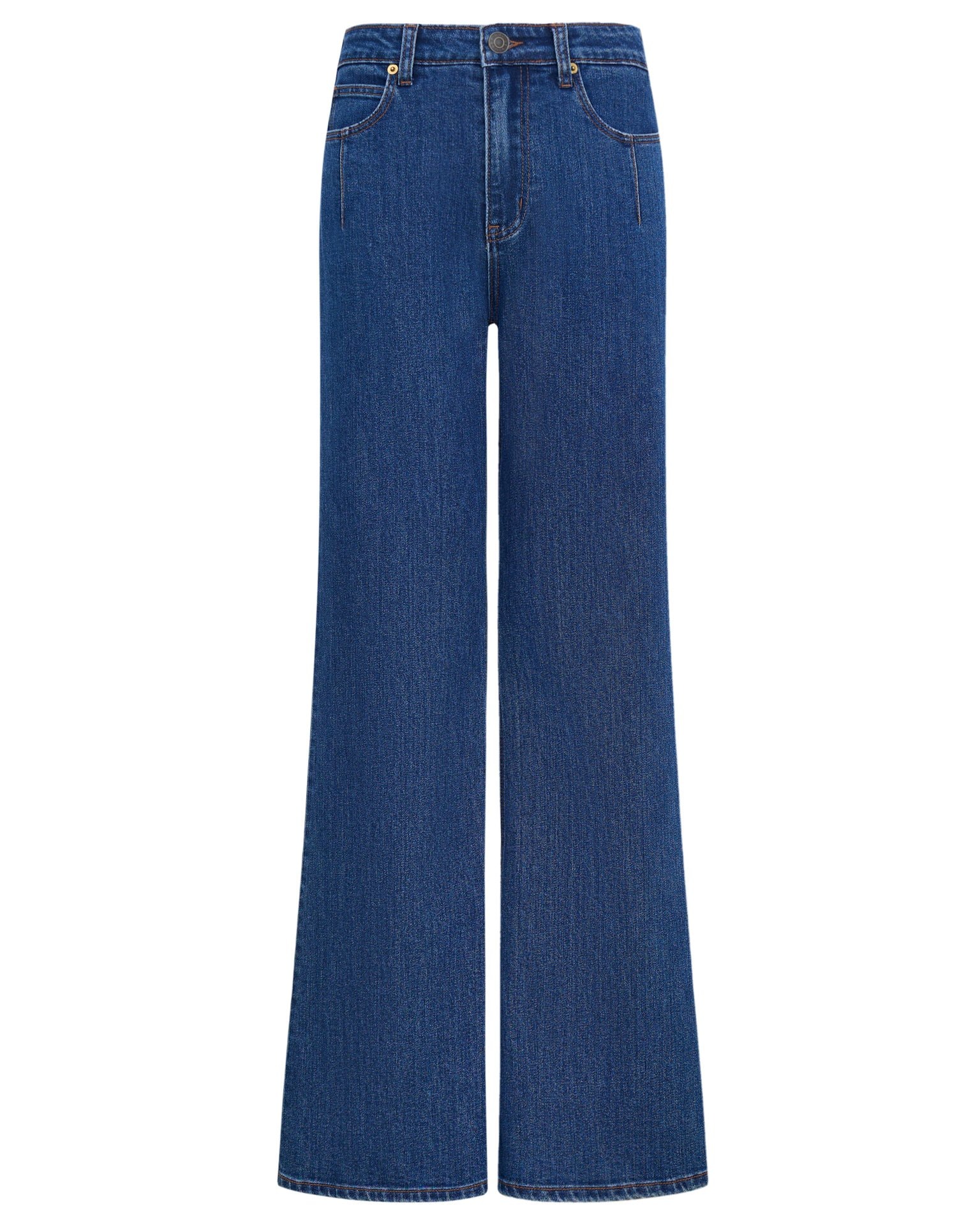 Flared jeans, Dark Navy — photo 6