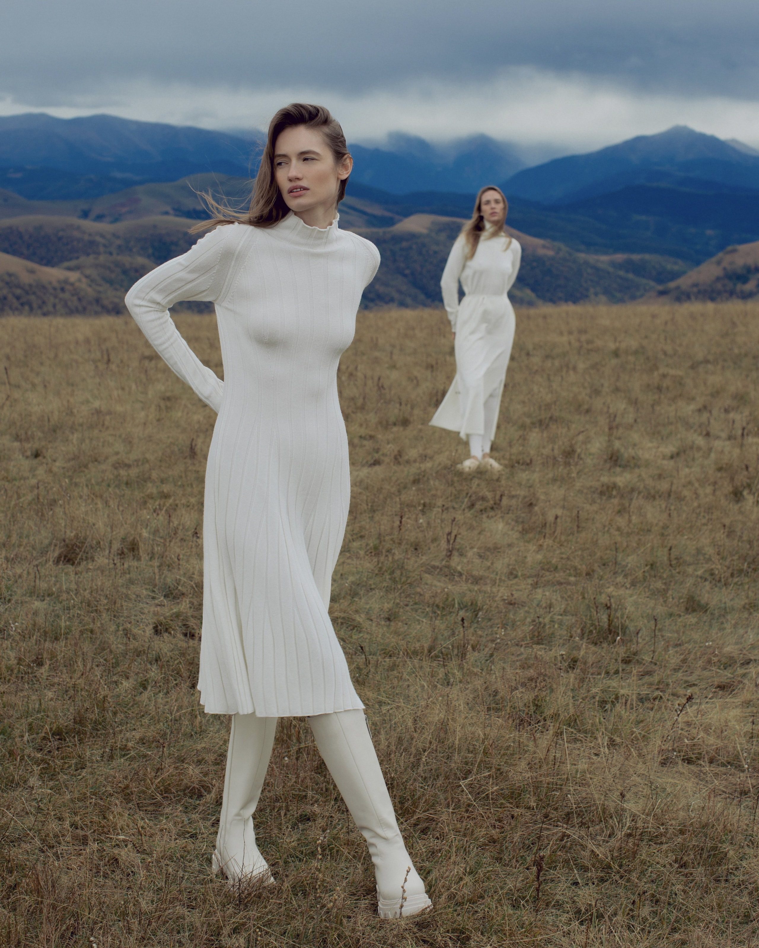 White spaghetti strap dress, White