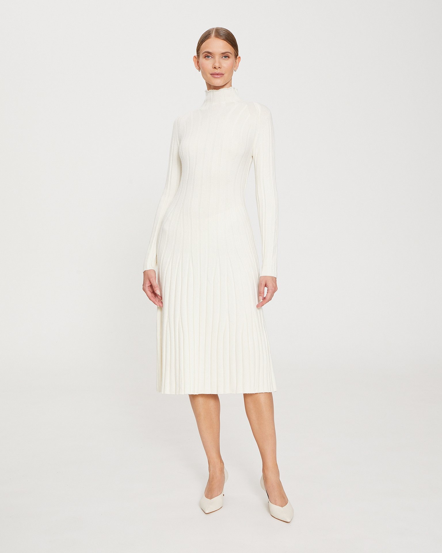 White spaghetti strap dress, White — photo 2