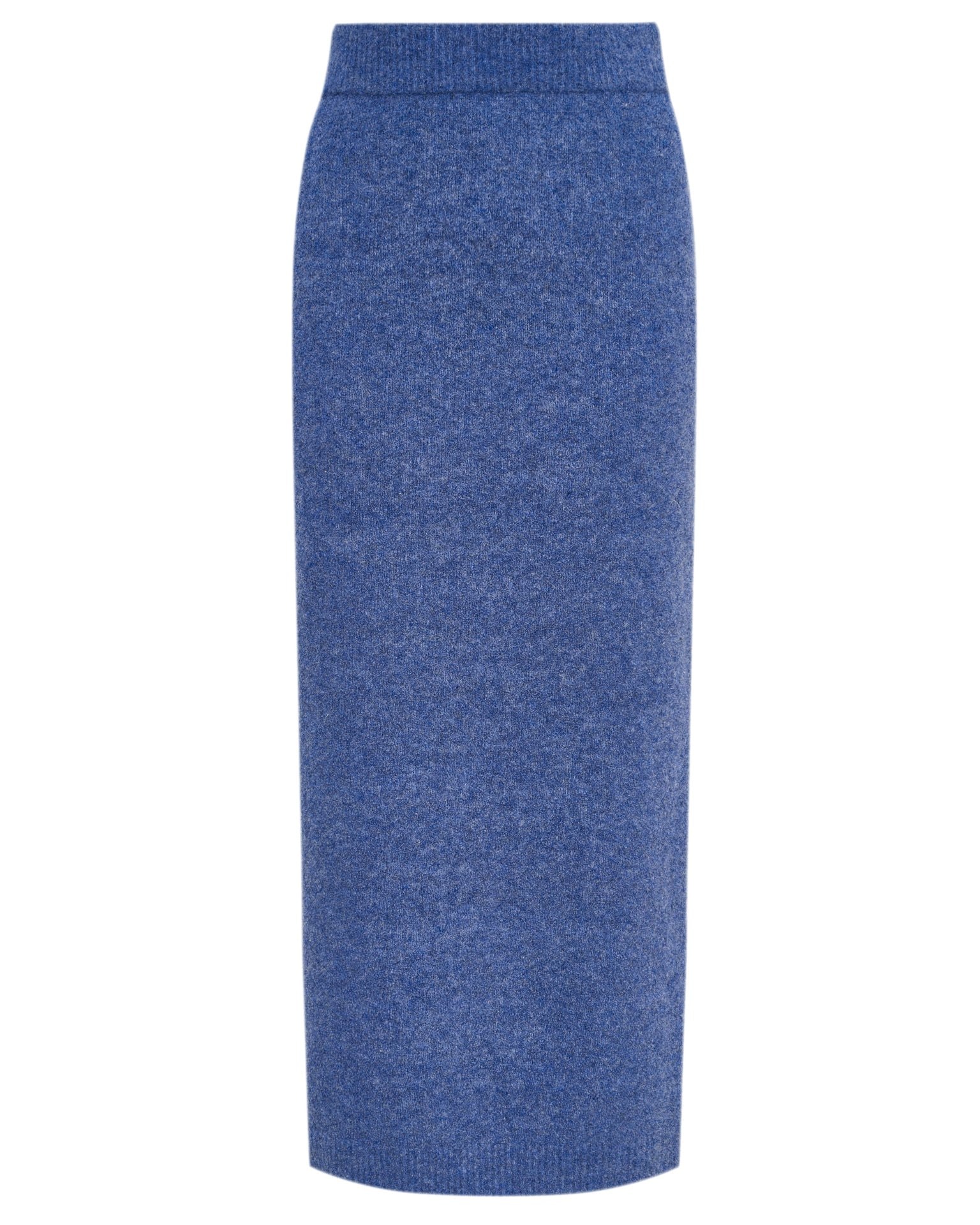 Wool midi skirt, Blue