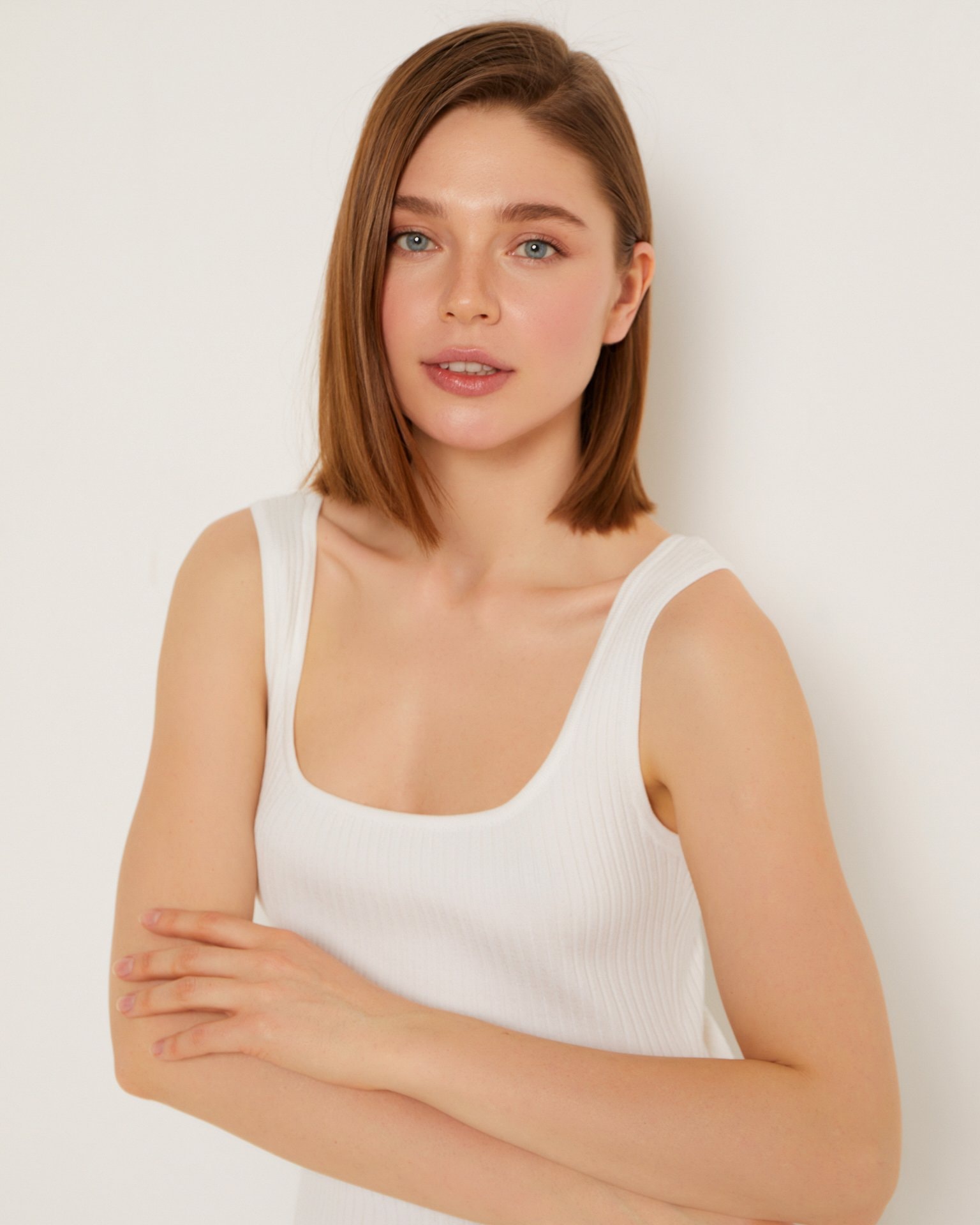 Slip dress, Milk — photo 4