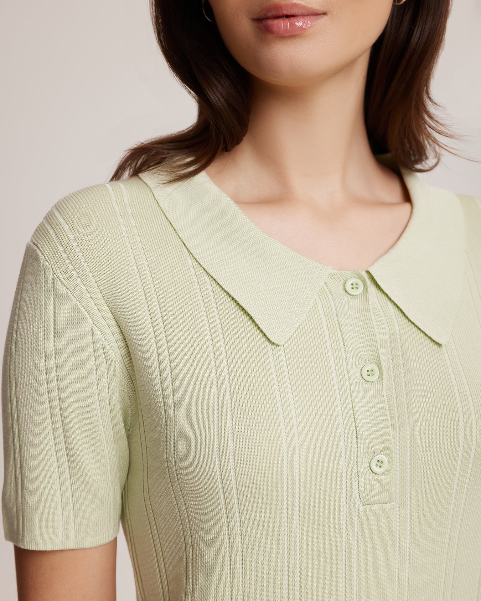 Polo t-shirt, Light Green. — photo 6