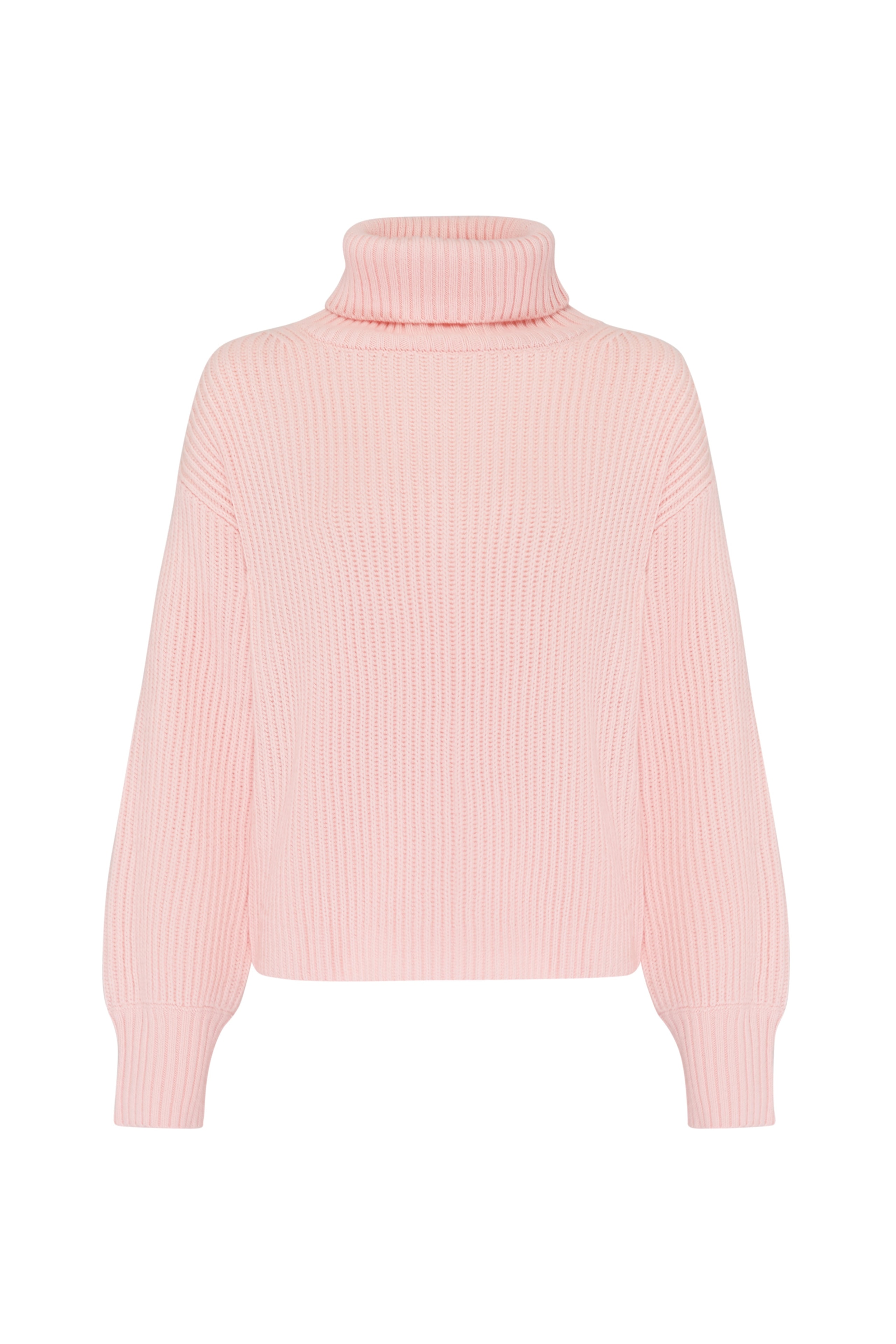 Ribbed knit sweater, Dusty pink. — photo 6