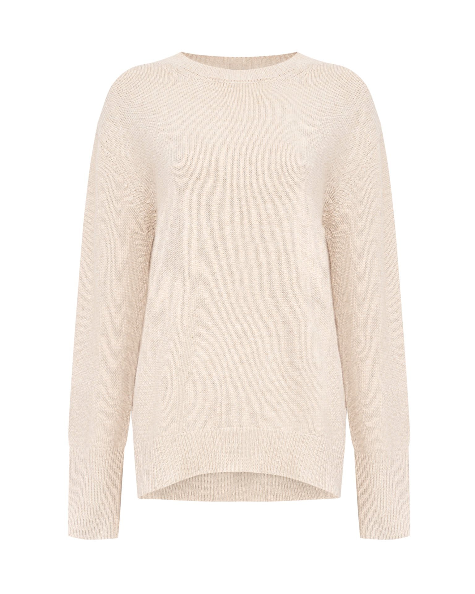 Oversize jumper in beige, Beige — photo 6