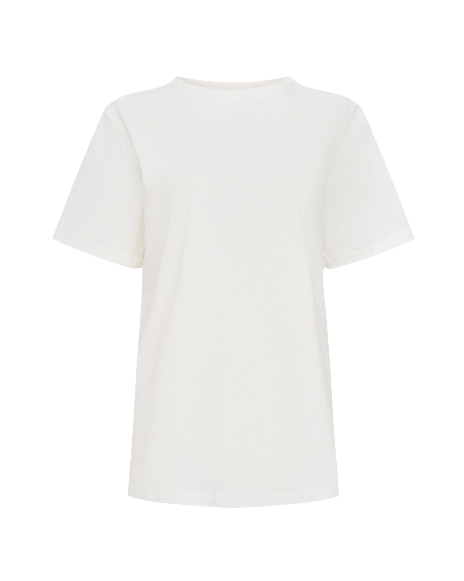 Basic white t-shirt, White — photo 11
