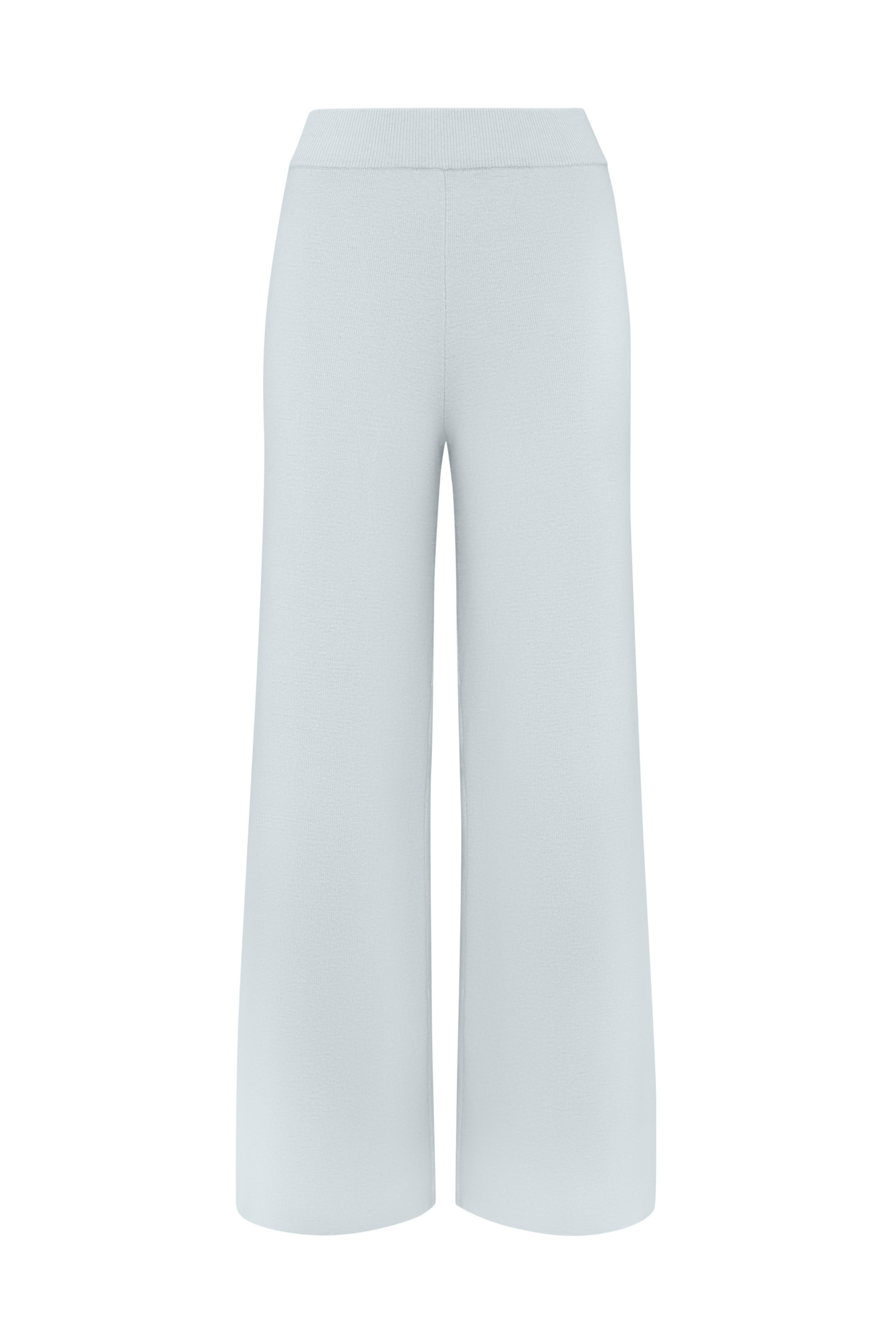 Flared Trouser Suit, Light Blue — photo 7