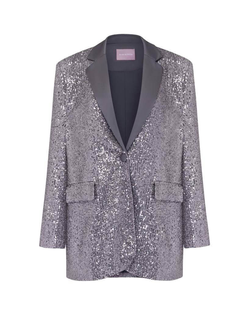 Jacket with sequins, Black