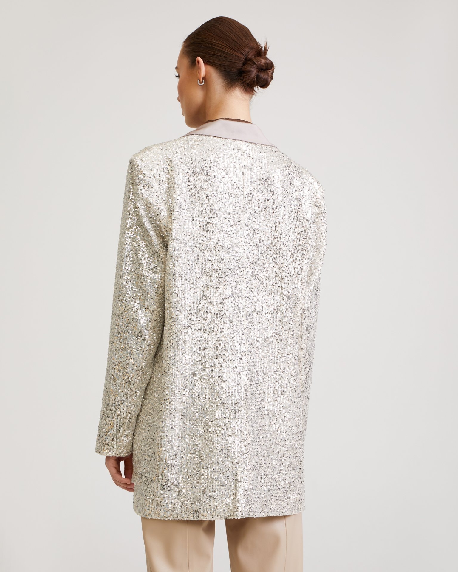 Relaxed-fit blazer, Nude — photo 3