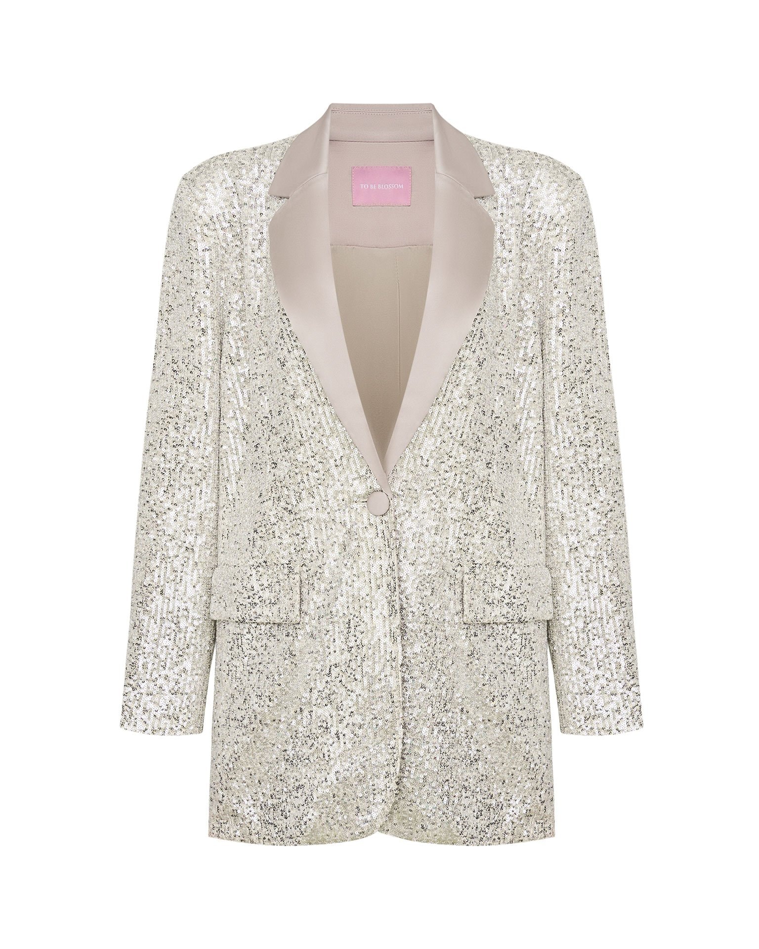 Relaxed-fit blazer, Nude — photo 7
