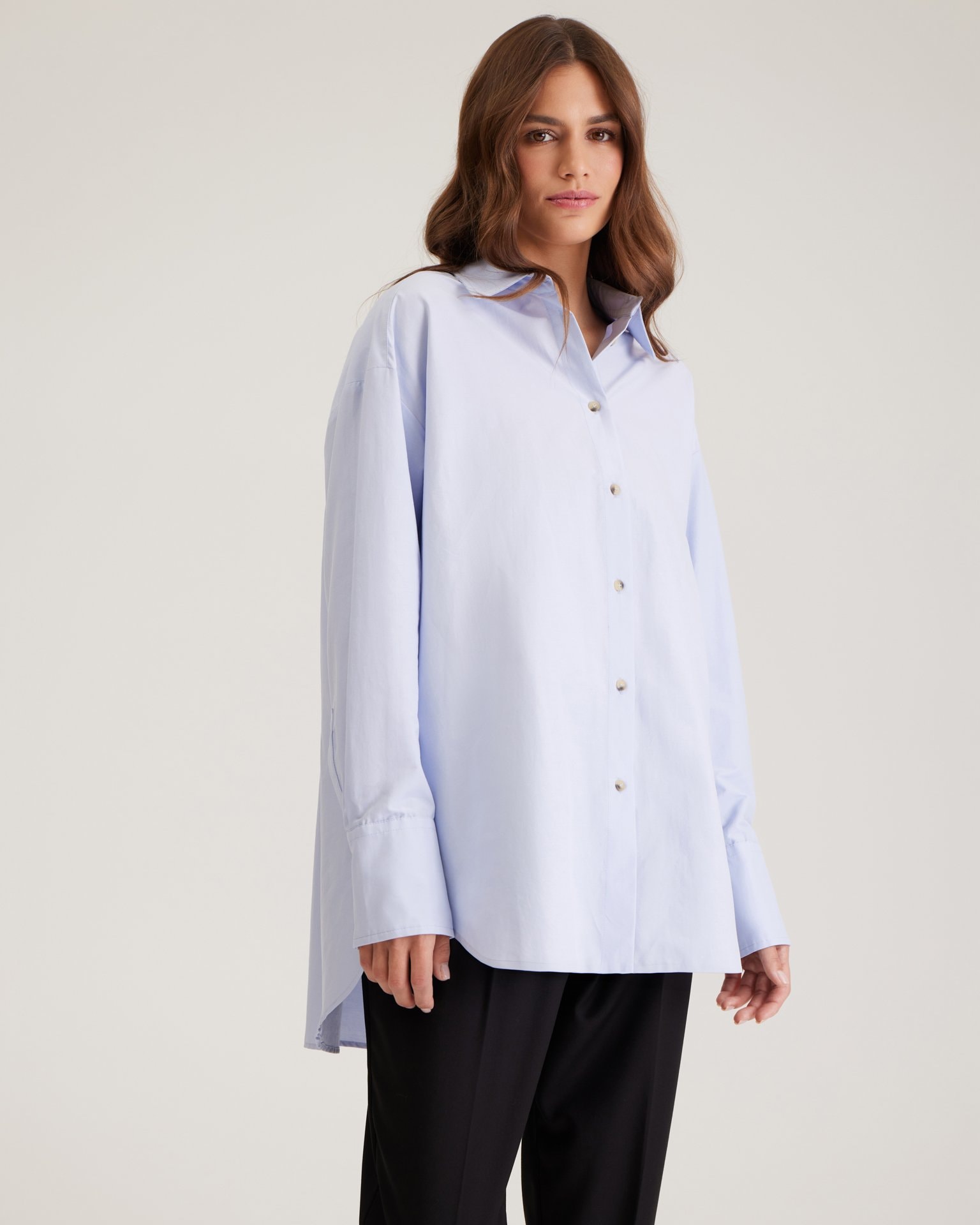 Oversize shirt, Sky Blue