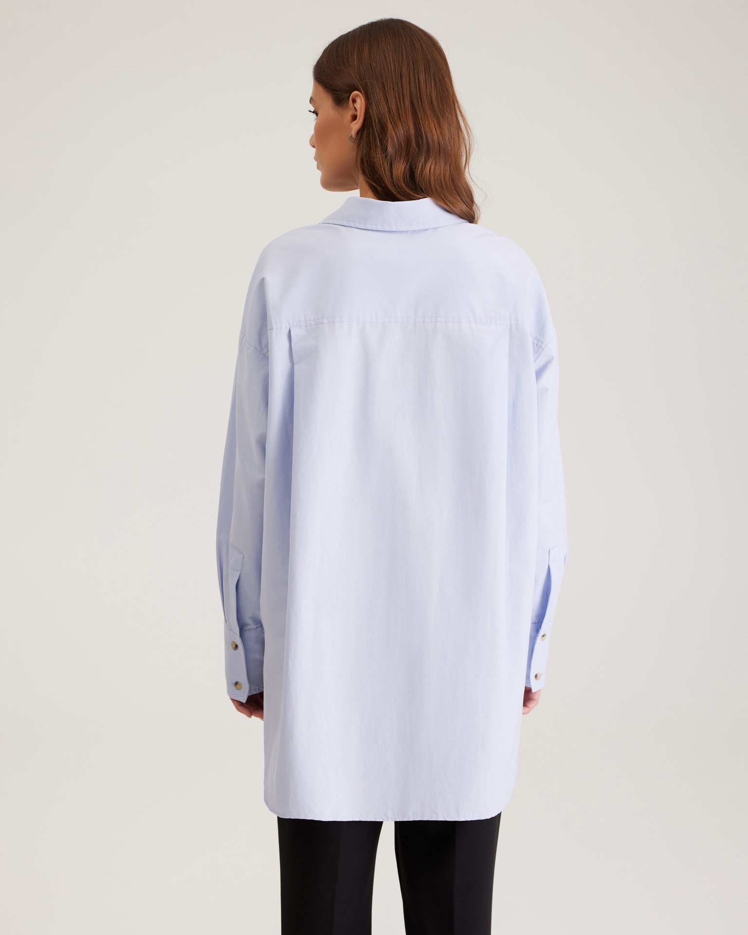 Oversize shirt, Sky Blue — photo 8
