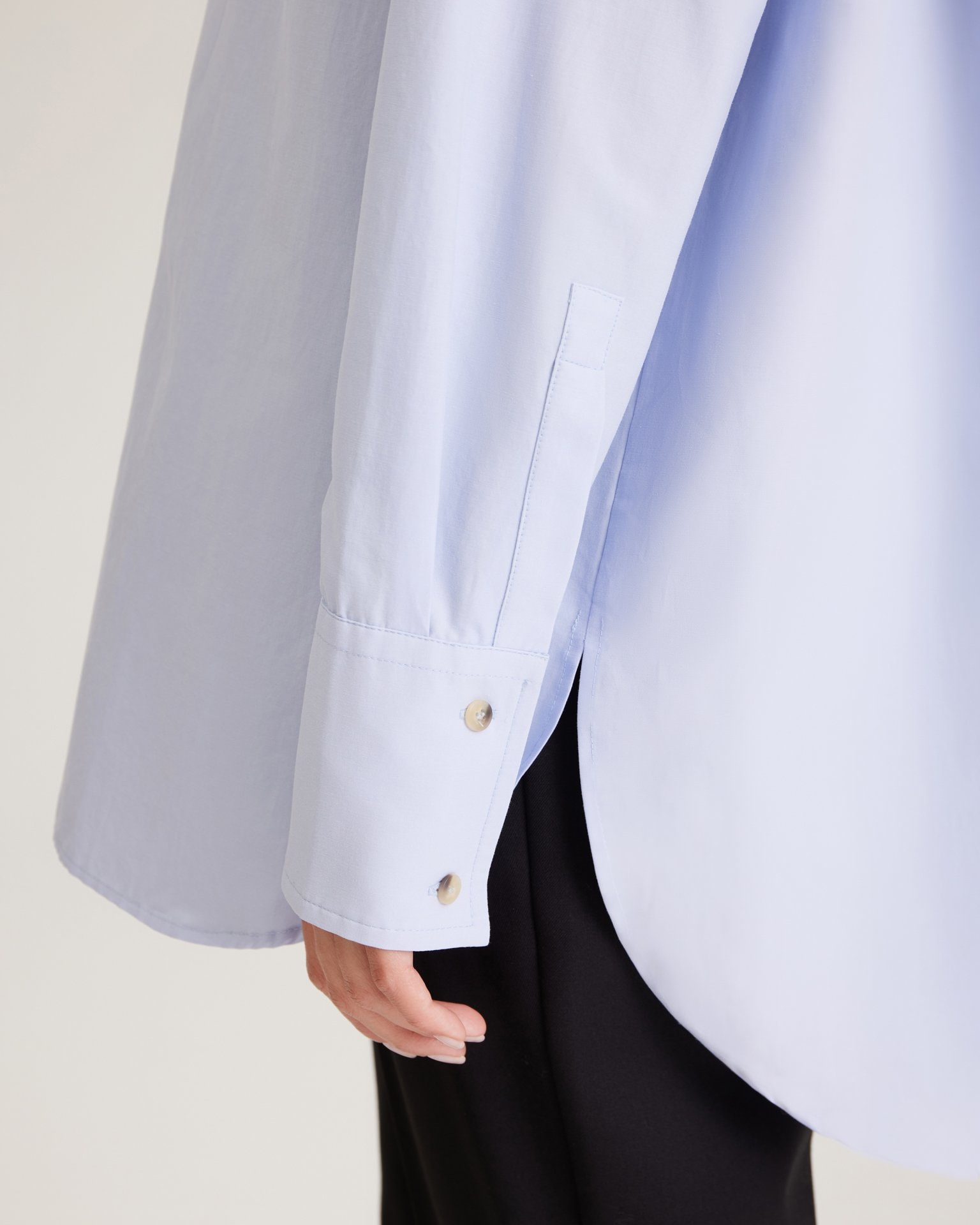 Oversize shirt, Sky Blue — photo 11