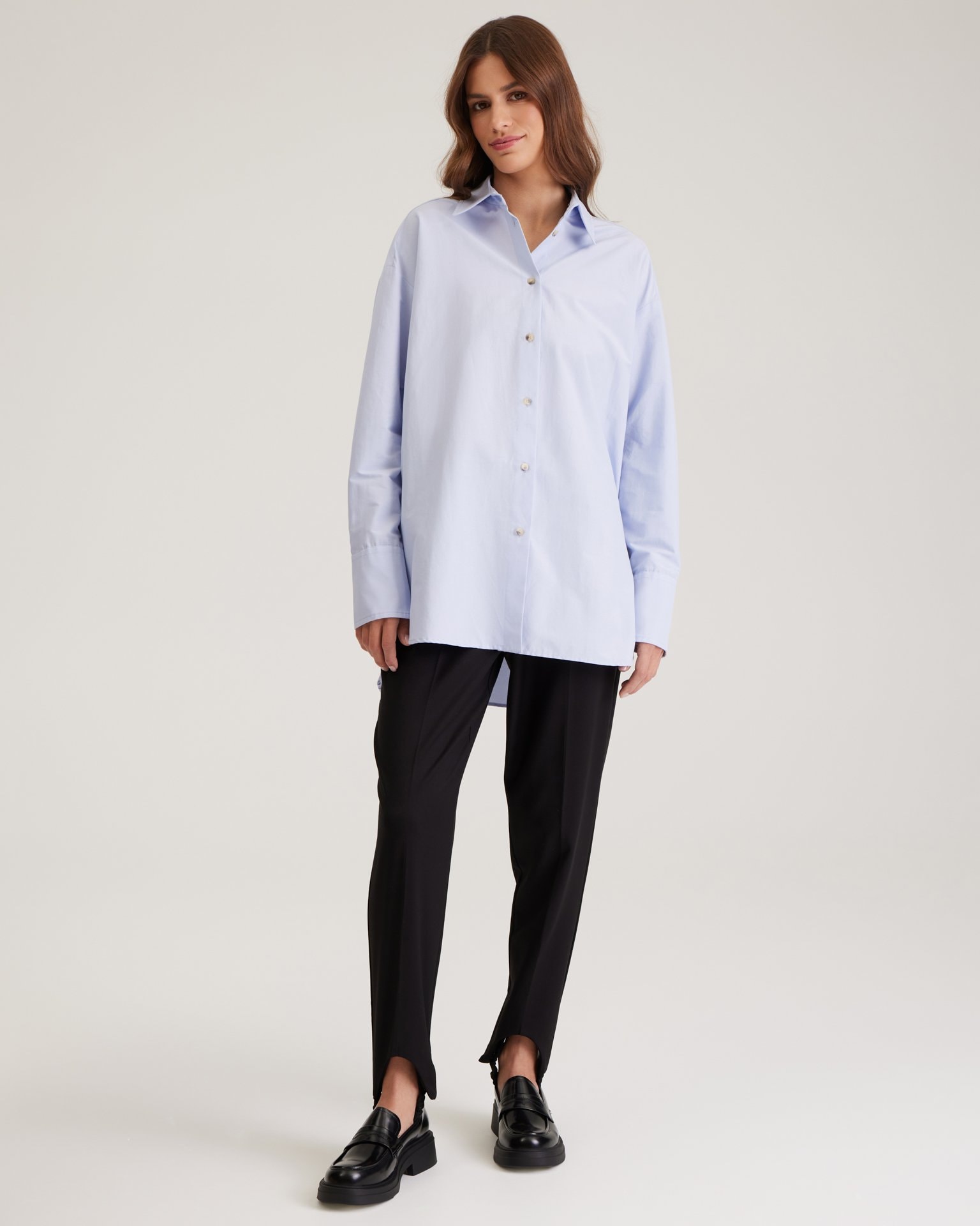 Oversize shirt, Sky Blue — photo 5
