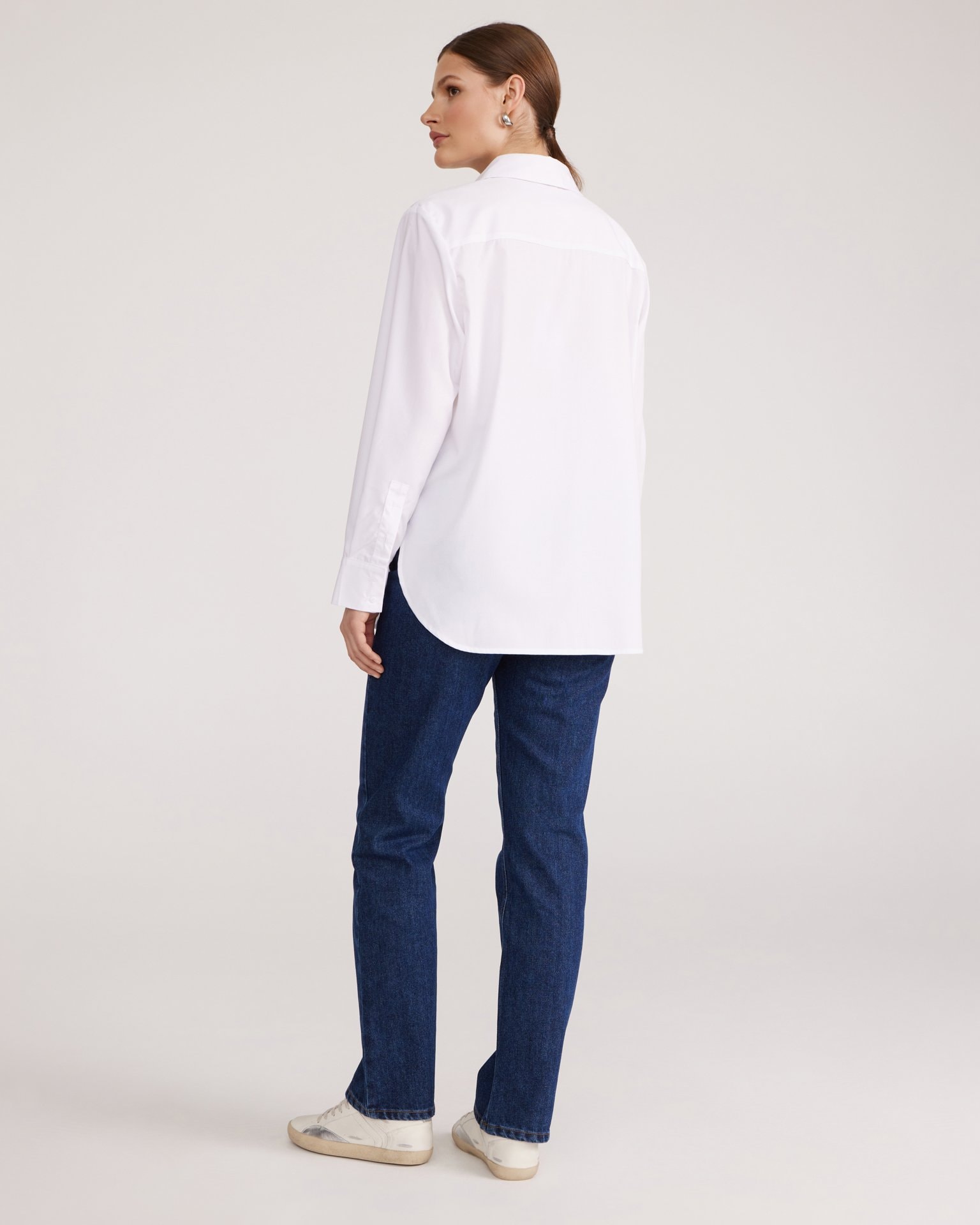 A basic white shirt, White — photo 5
