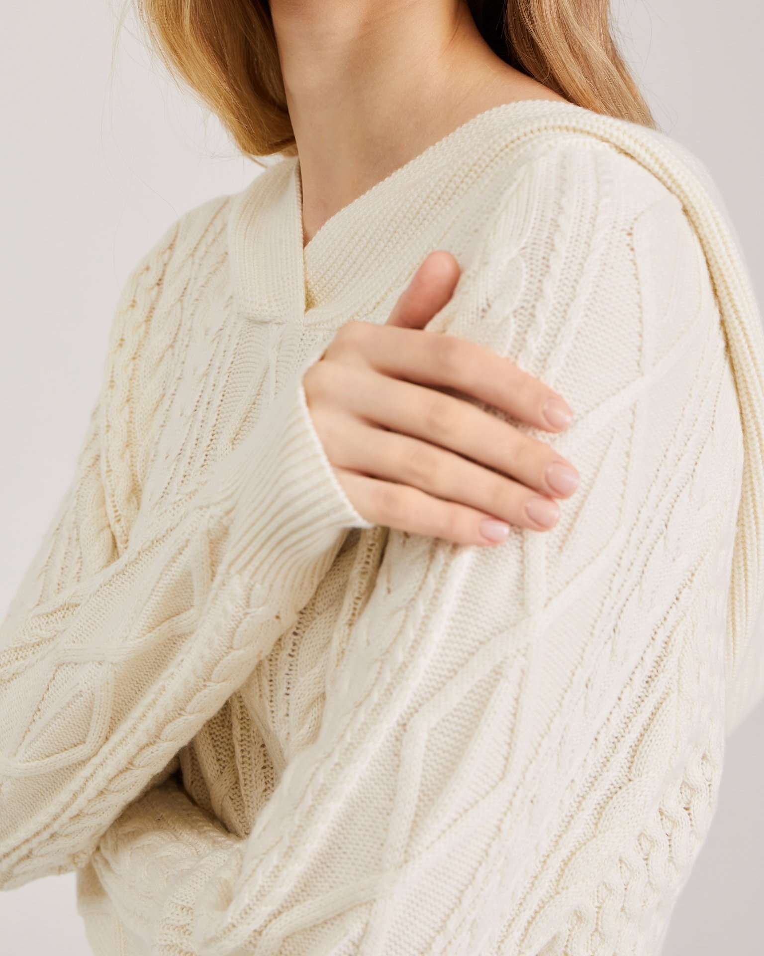 Hooded jumper, Milk — photo 2