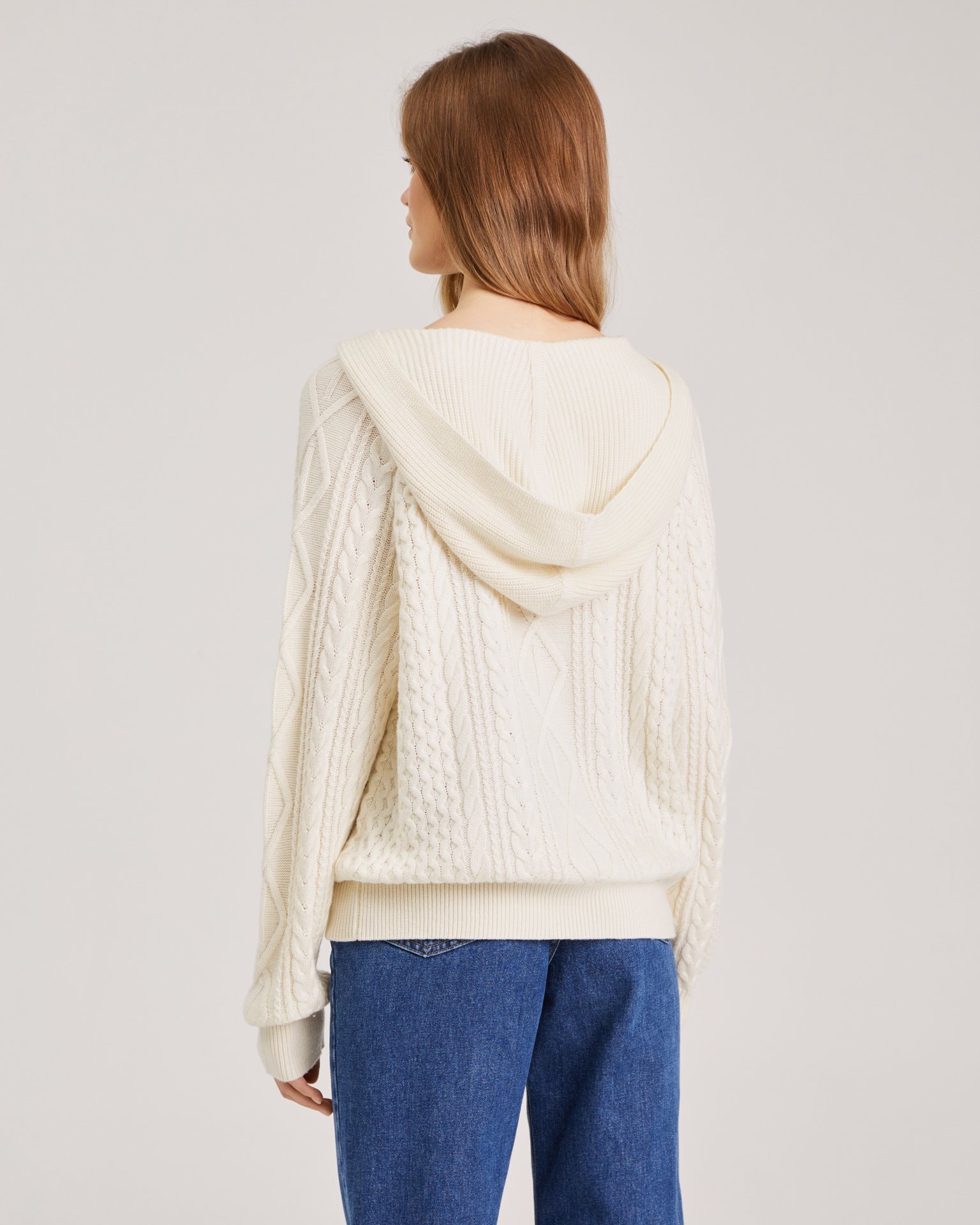 Hooded jumper, Milk — photo 4