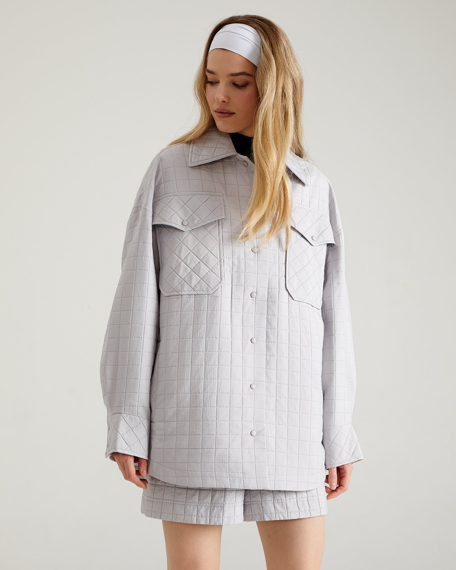 Jacket with pockets, Grey