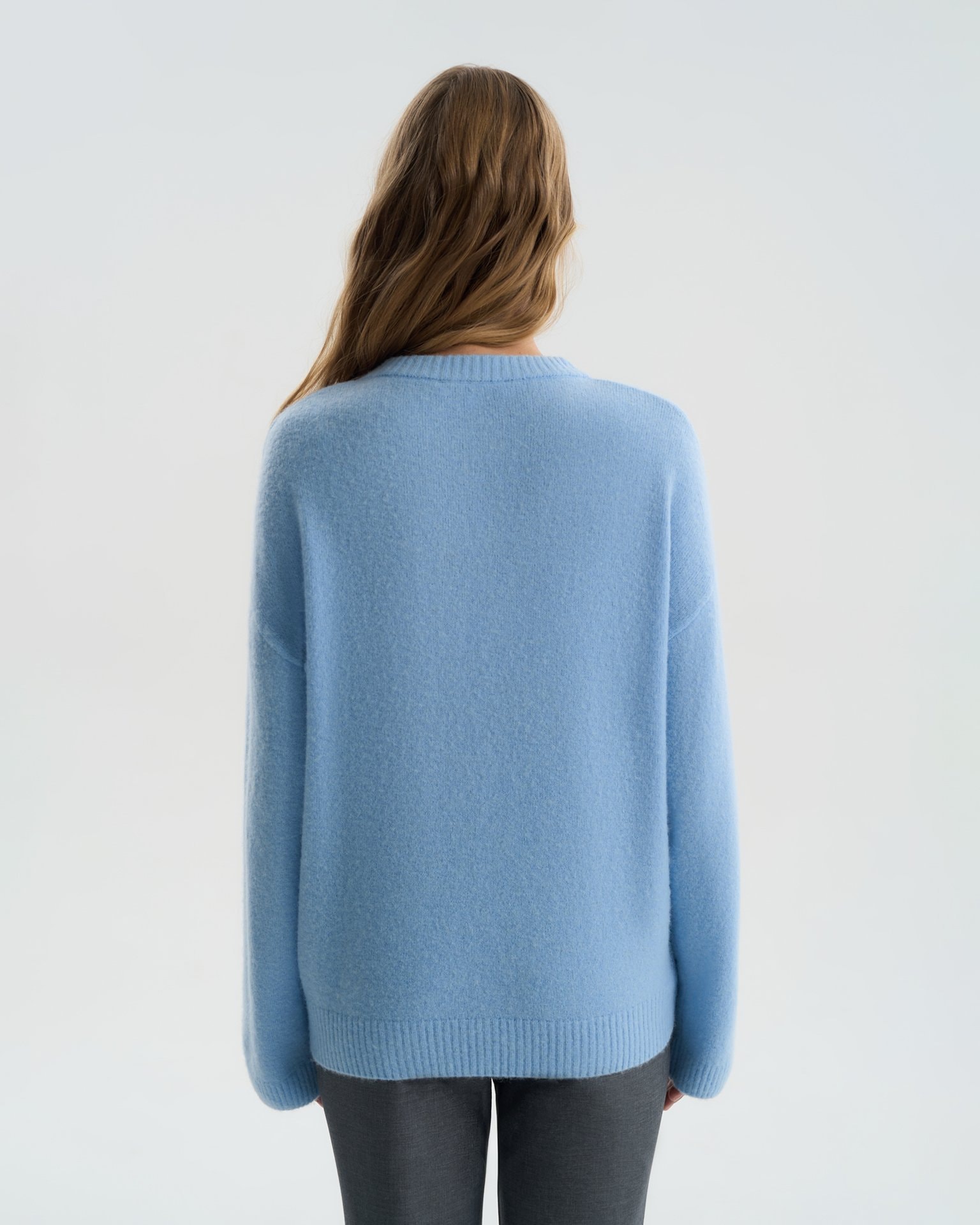 Blended wool jumper, Light Blue — photo 6