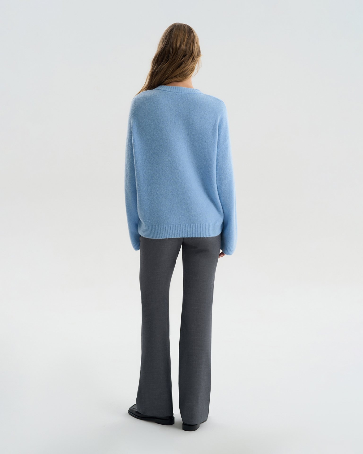 Blended wool jumper, Light Blue — photo 3