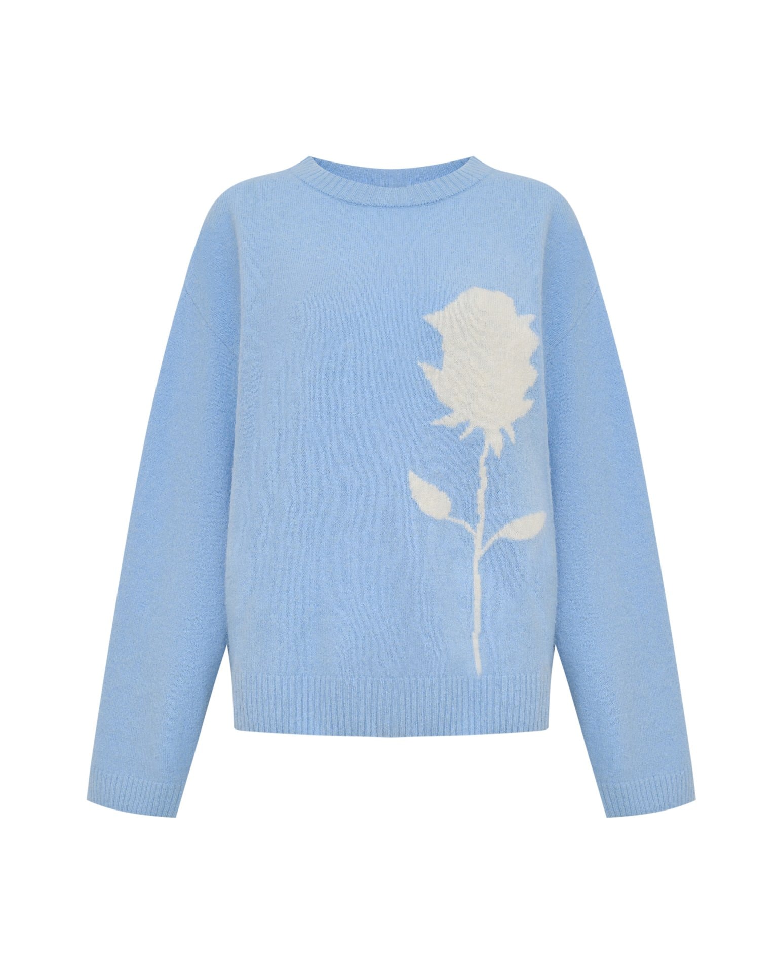 Blended wool jumper, Light Blue — photo 9