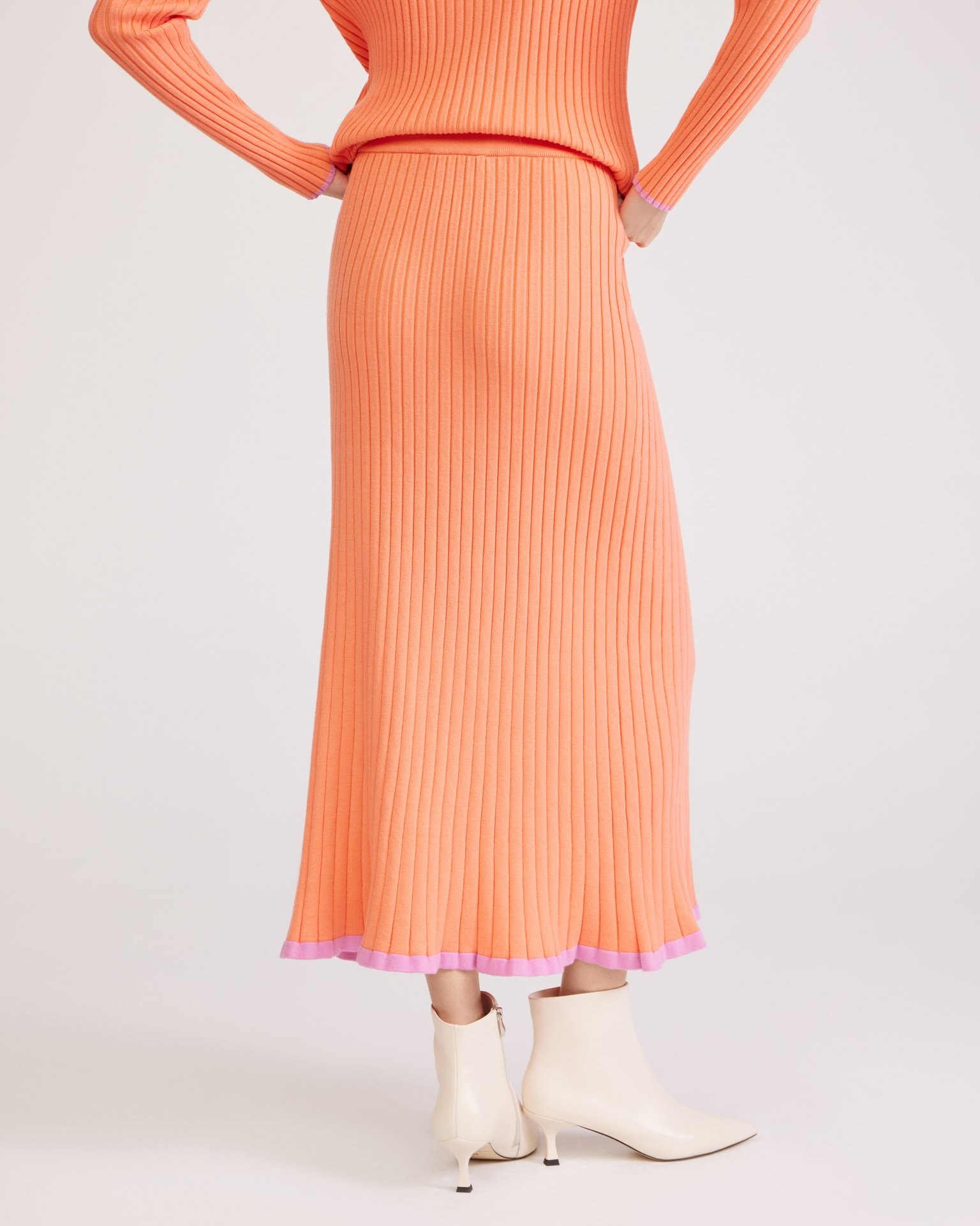Midi skirt, Orange — photo 4