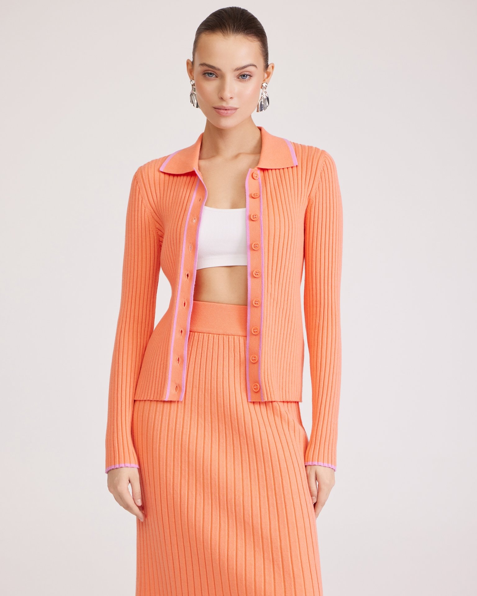 Midi skirt, Orange — photo 5