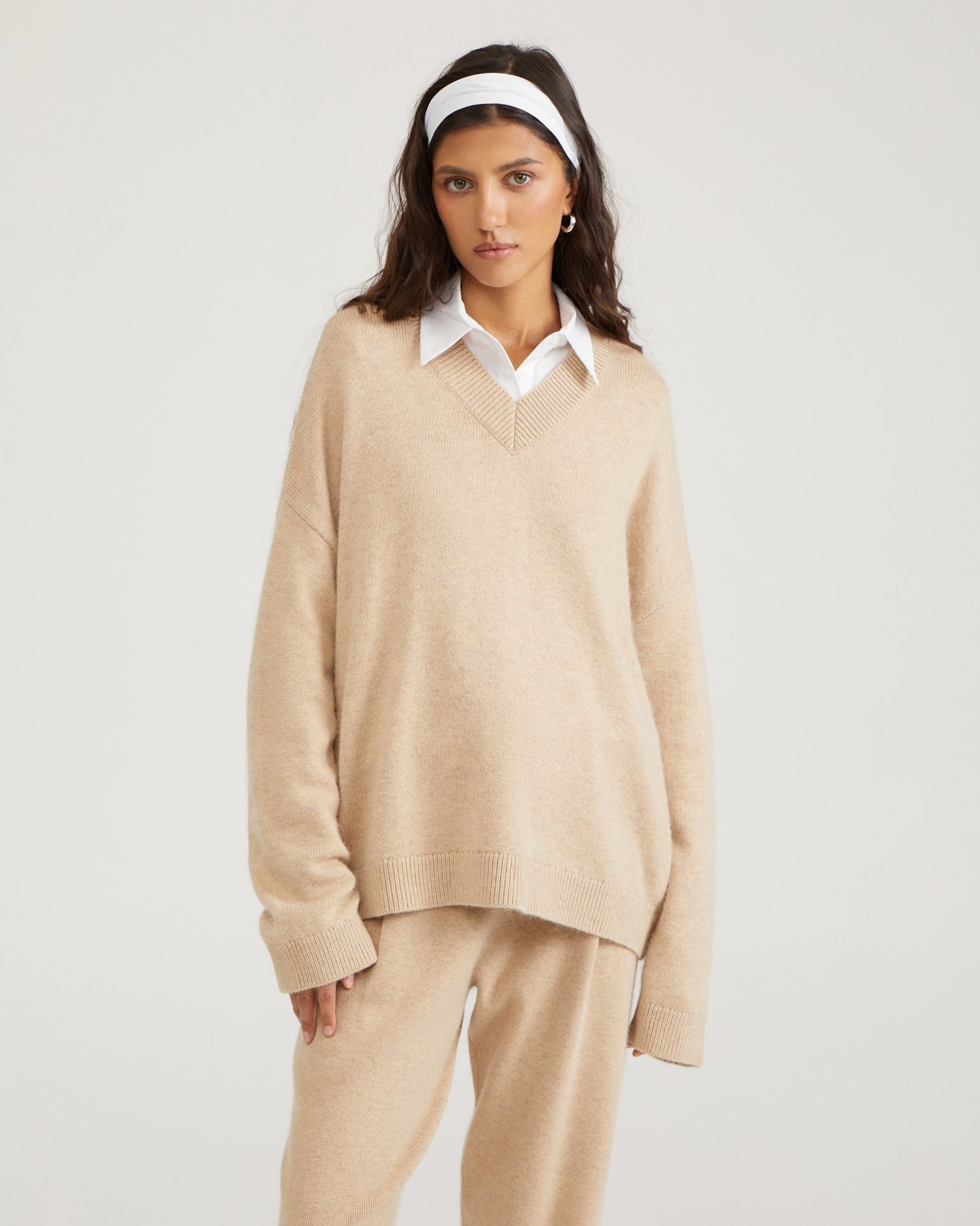 Knitted set, Beige — photo 5