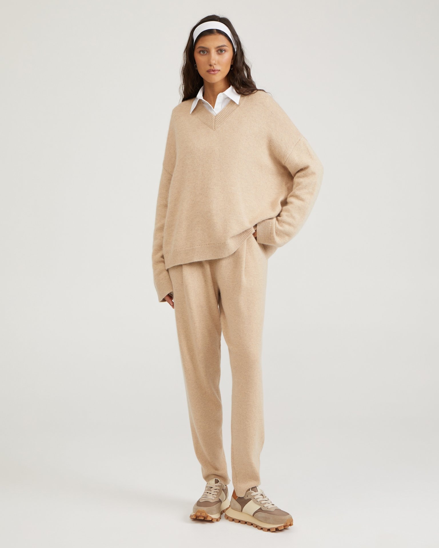 Knitted set, Beige — photo 4