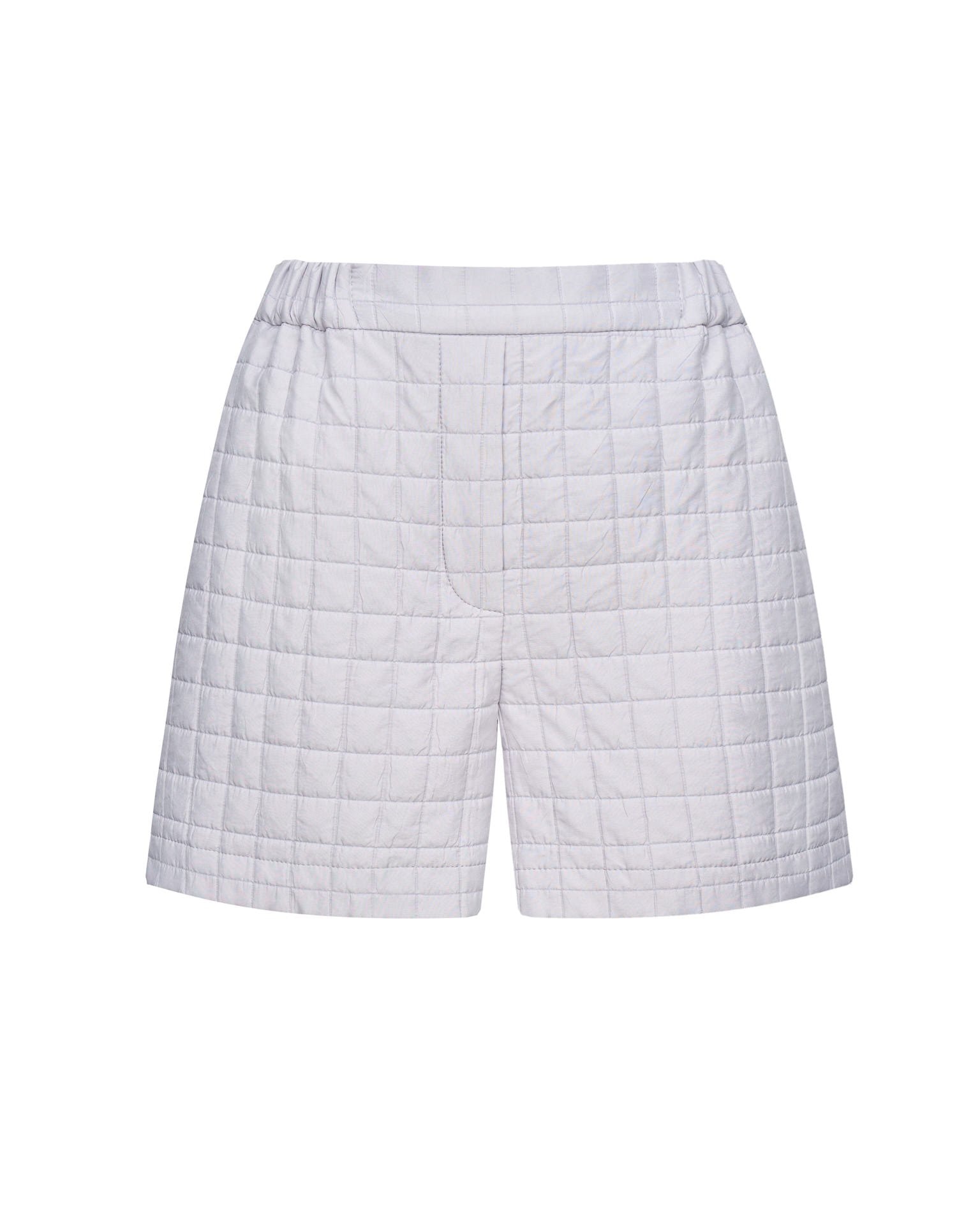 Quilted shorts, Grey