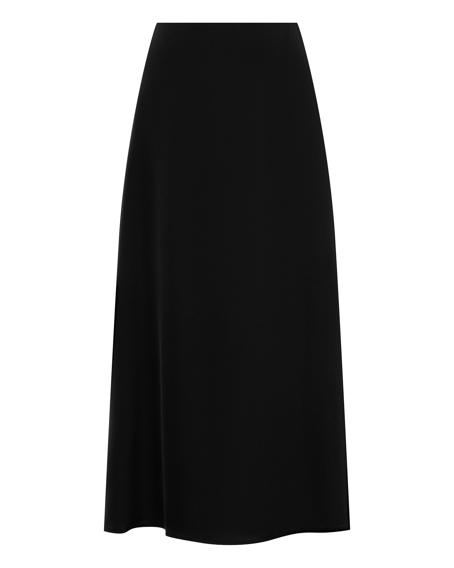Skirt in a fluid fabric, Black — photo 7