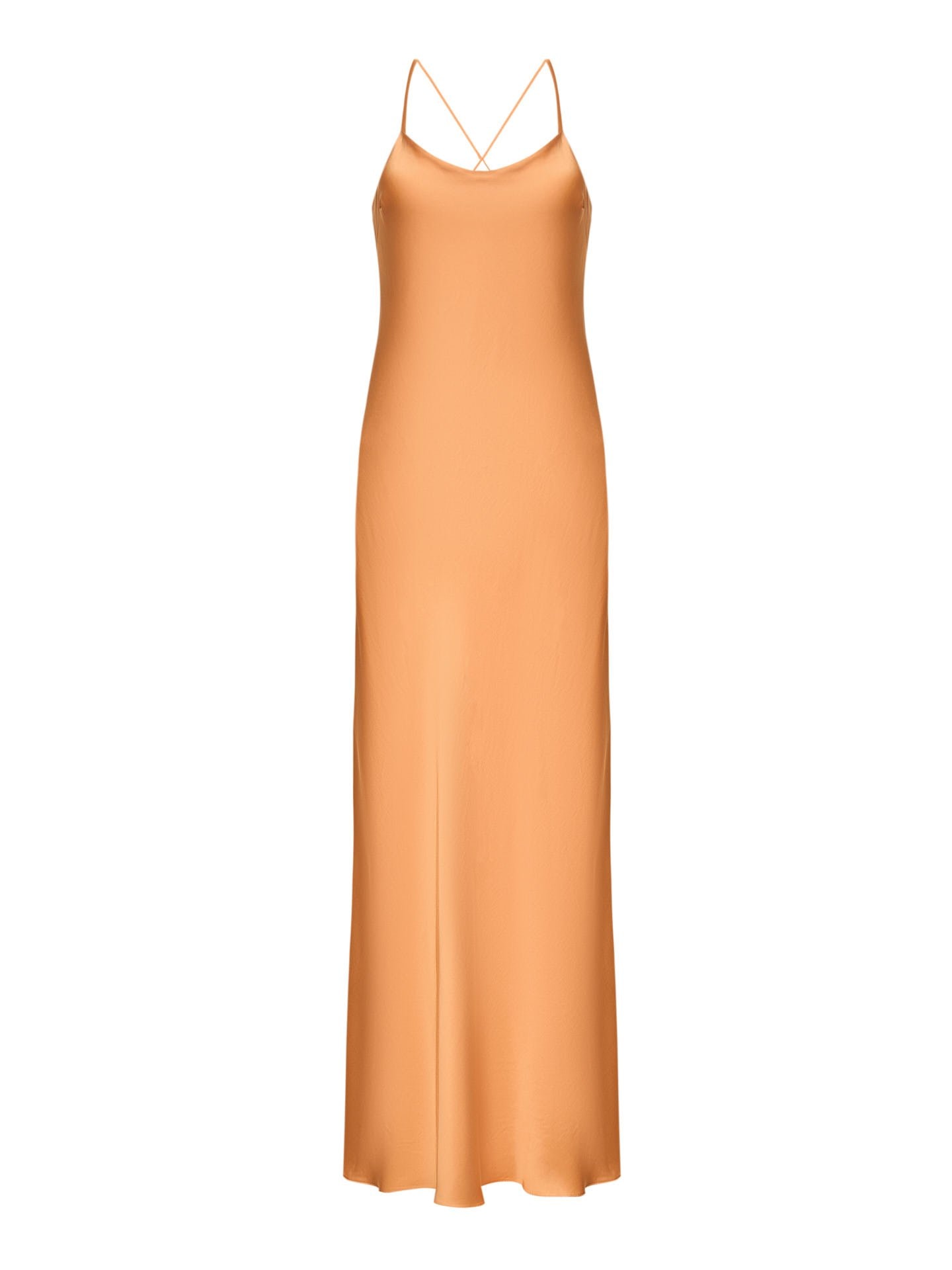 Silk dress, Orange — photo 7