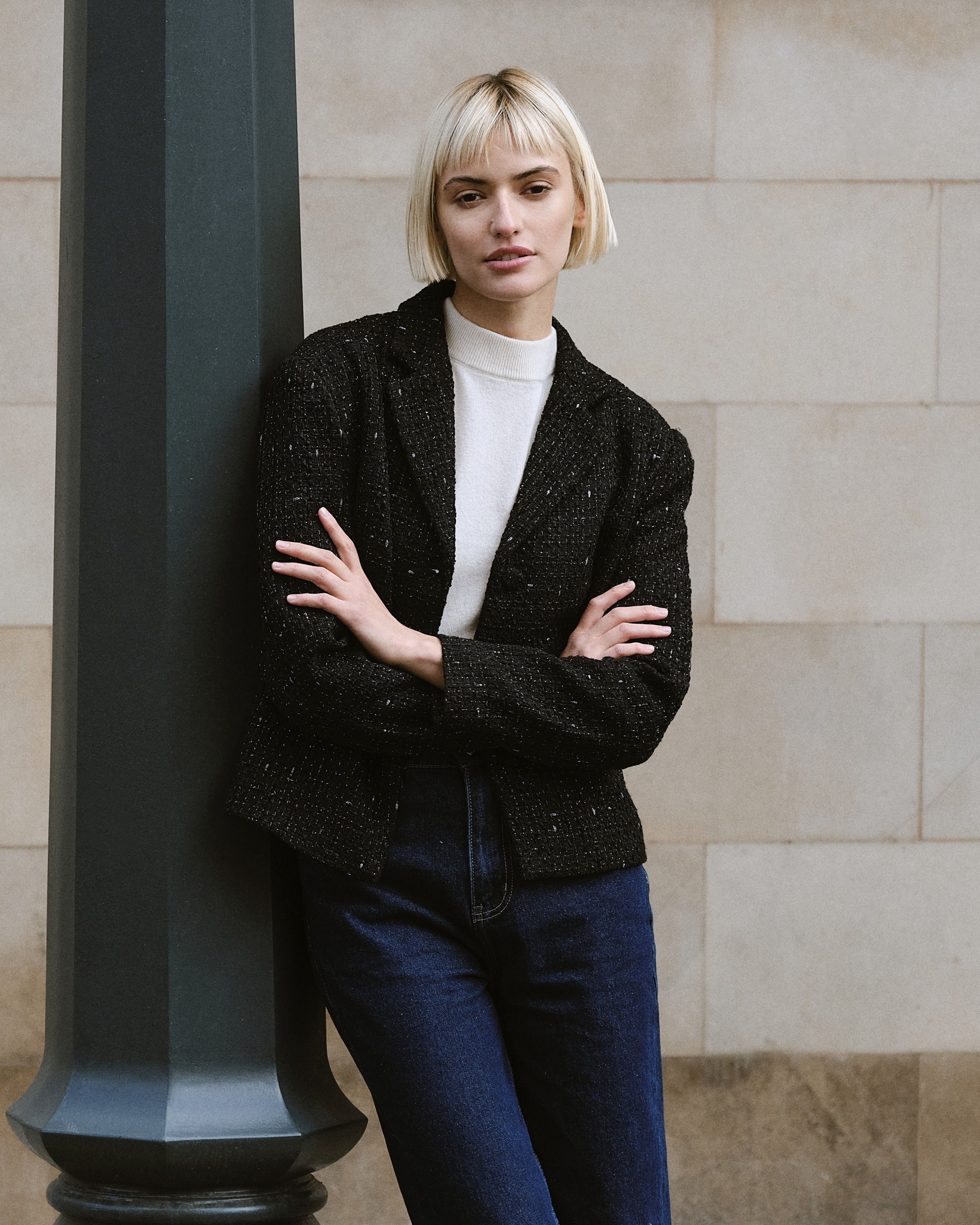 Black blazer, Black — photo 6