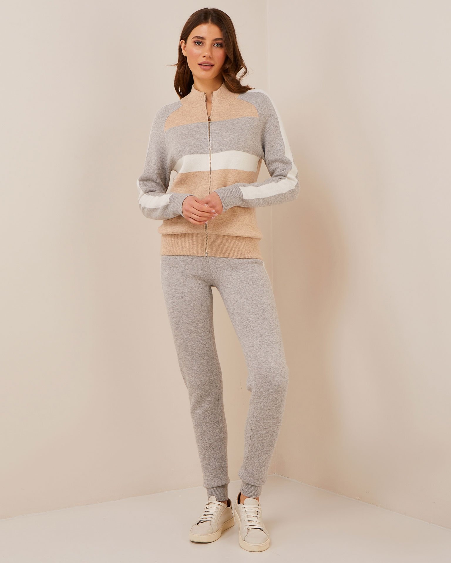 Bomber jacket set, Grey