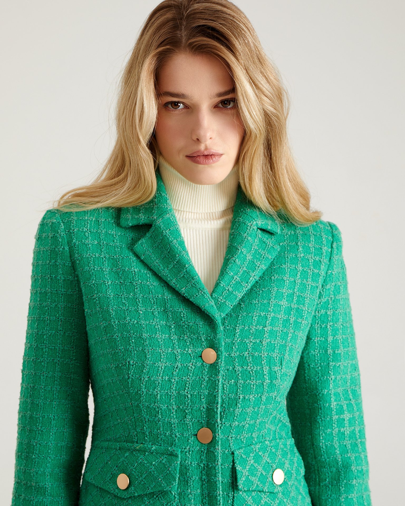 Tailored jacket, Green — photo 4