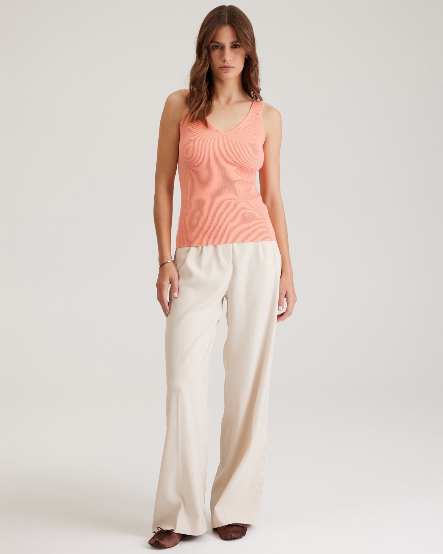 Peach spaghetti strap top, Orange — photo 5