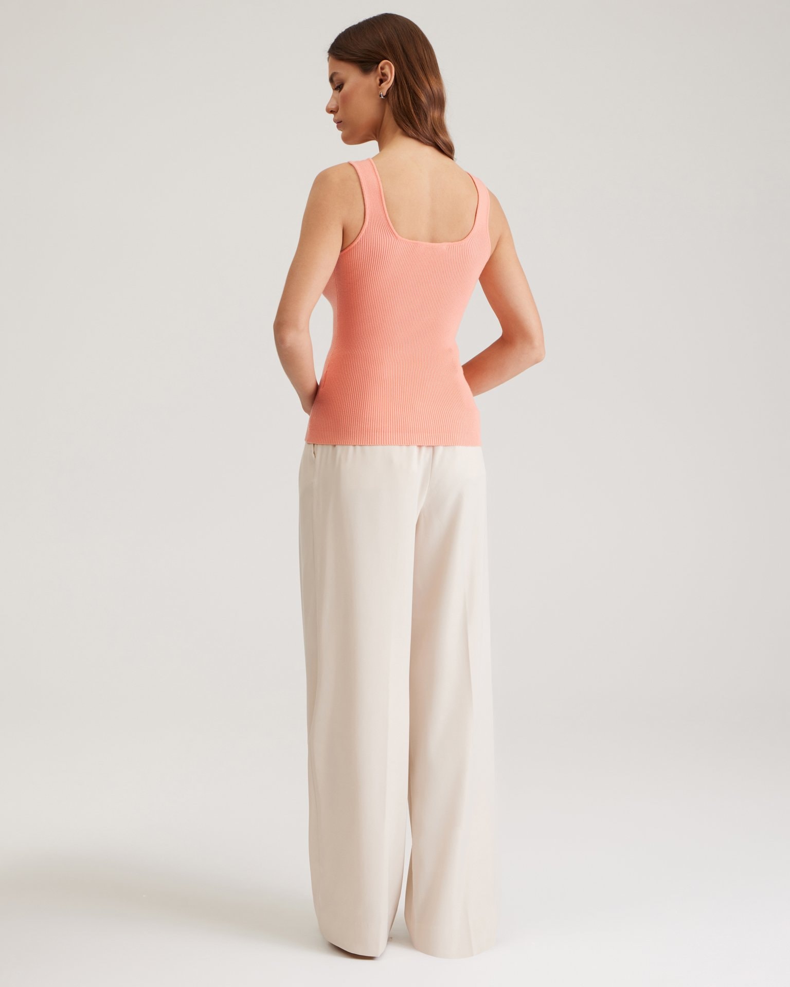 Peach spaghetti strap top, Orange — photo 3